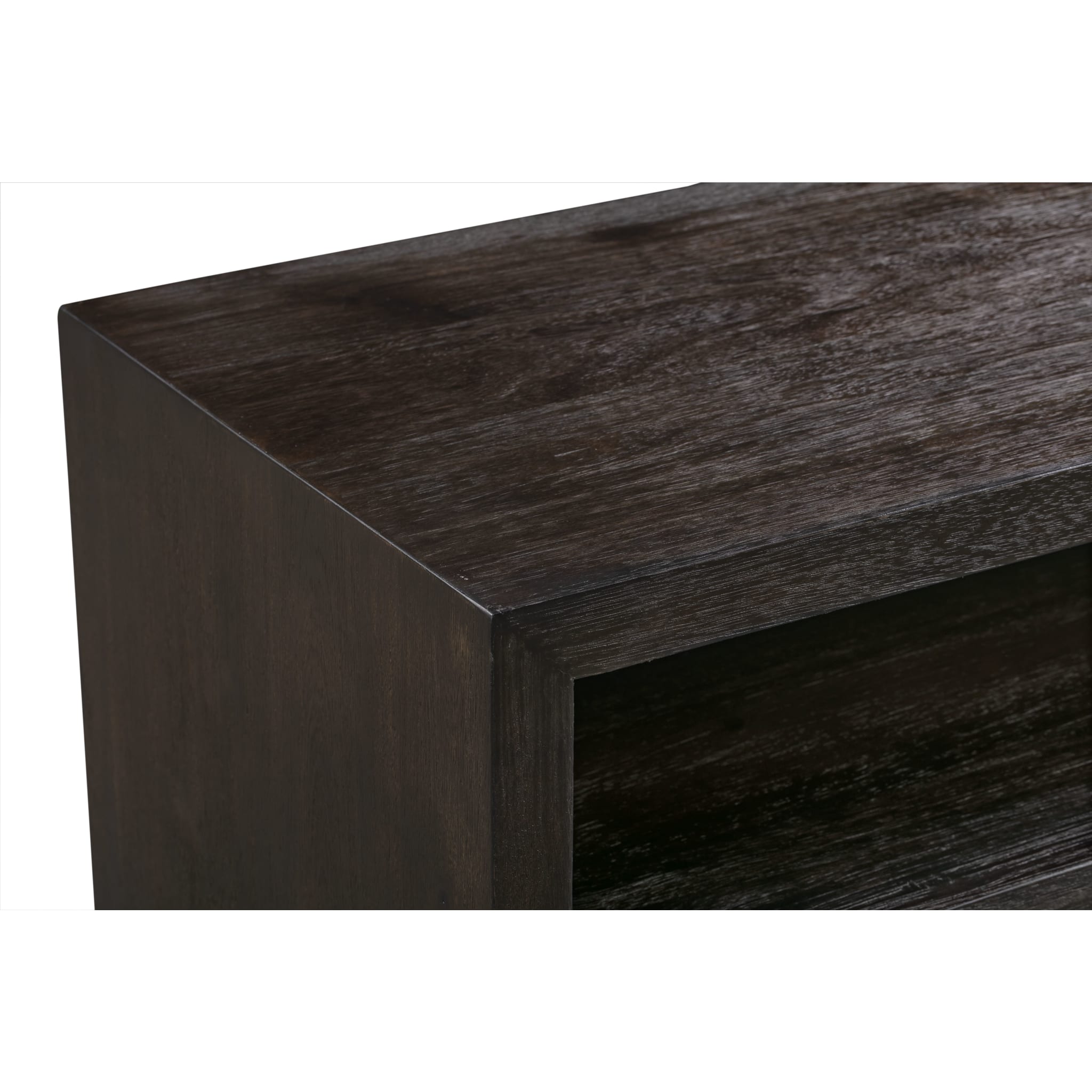 Oxford Entertainment Console 84W in Basalt Grey - Modern TV Stand with Storage for Living Room, Bedroom & Home Theater