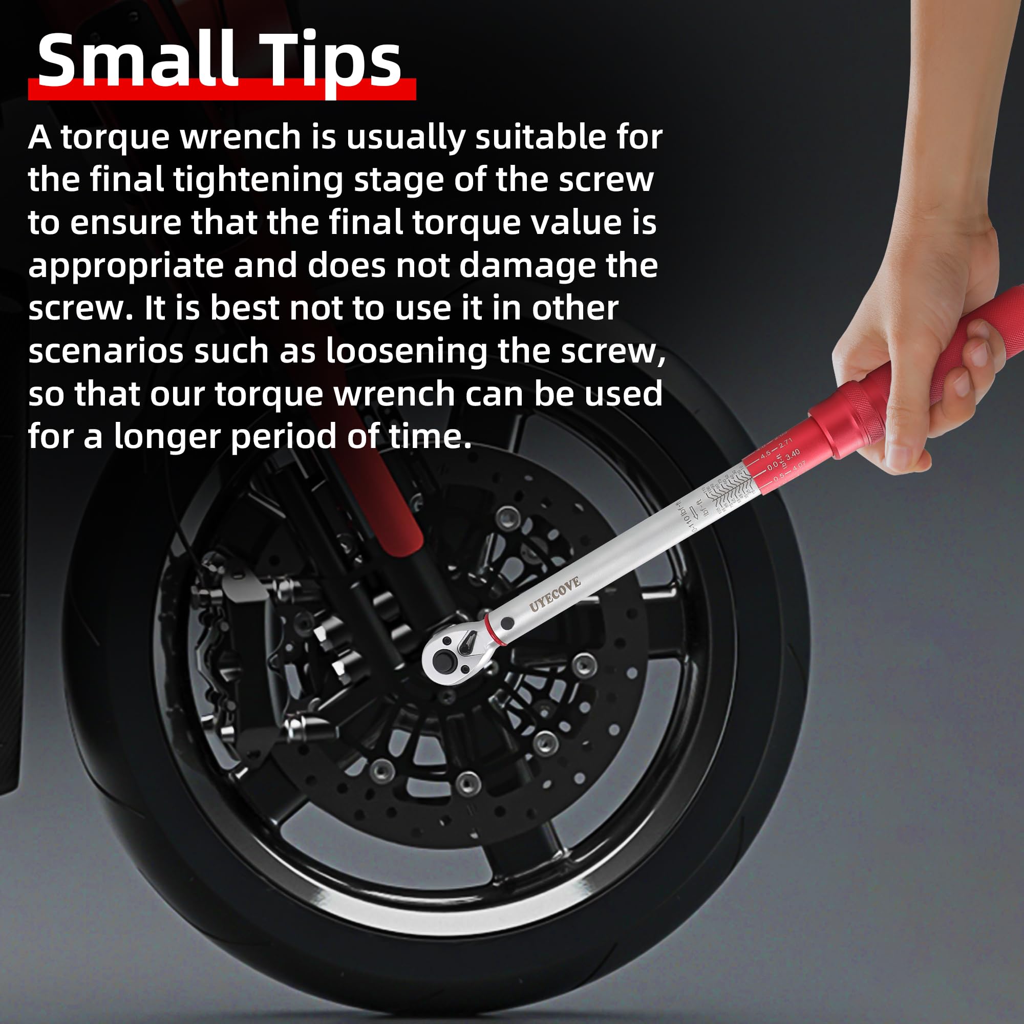 3Pcs Torque Wrench Set (1/4