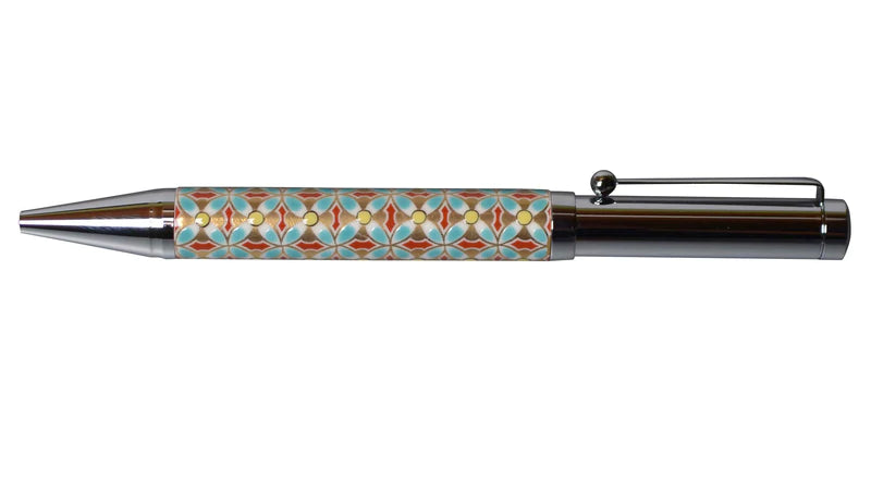 Premium Kutani Yaki Japanese Porcelain Ballpoint Pen - KOMONDE Collection - Elegant Writing Instrument for Office, Gift & Collectible