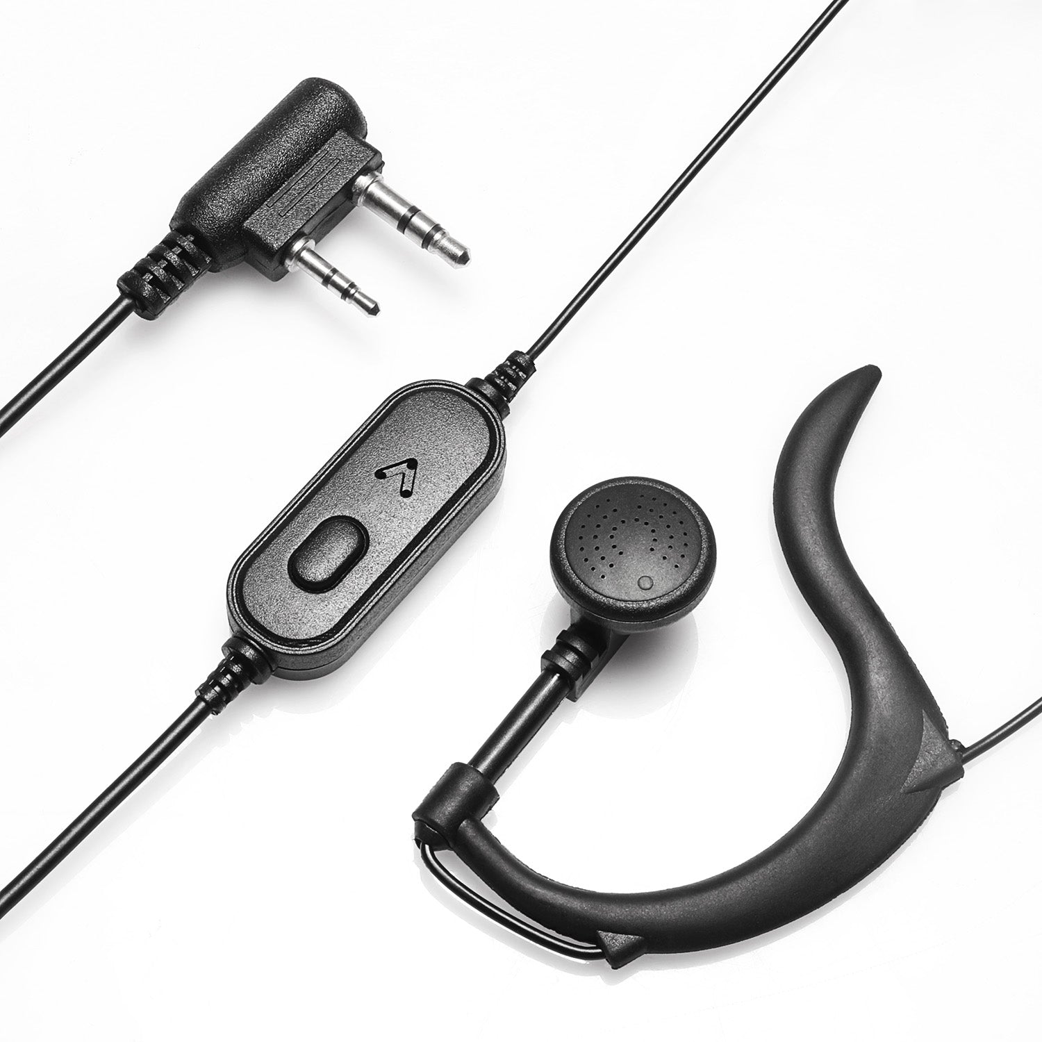 Professional K Plug Earpiece Headset for Radioddity Baofeng TYT Two-Way Radios - Secure Communication for Outdoor Adventures, Security Work & Emergency Response
