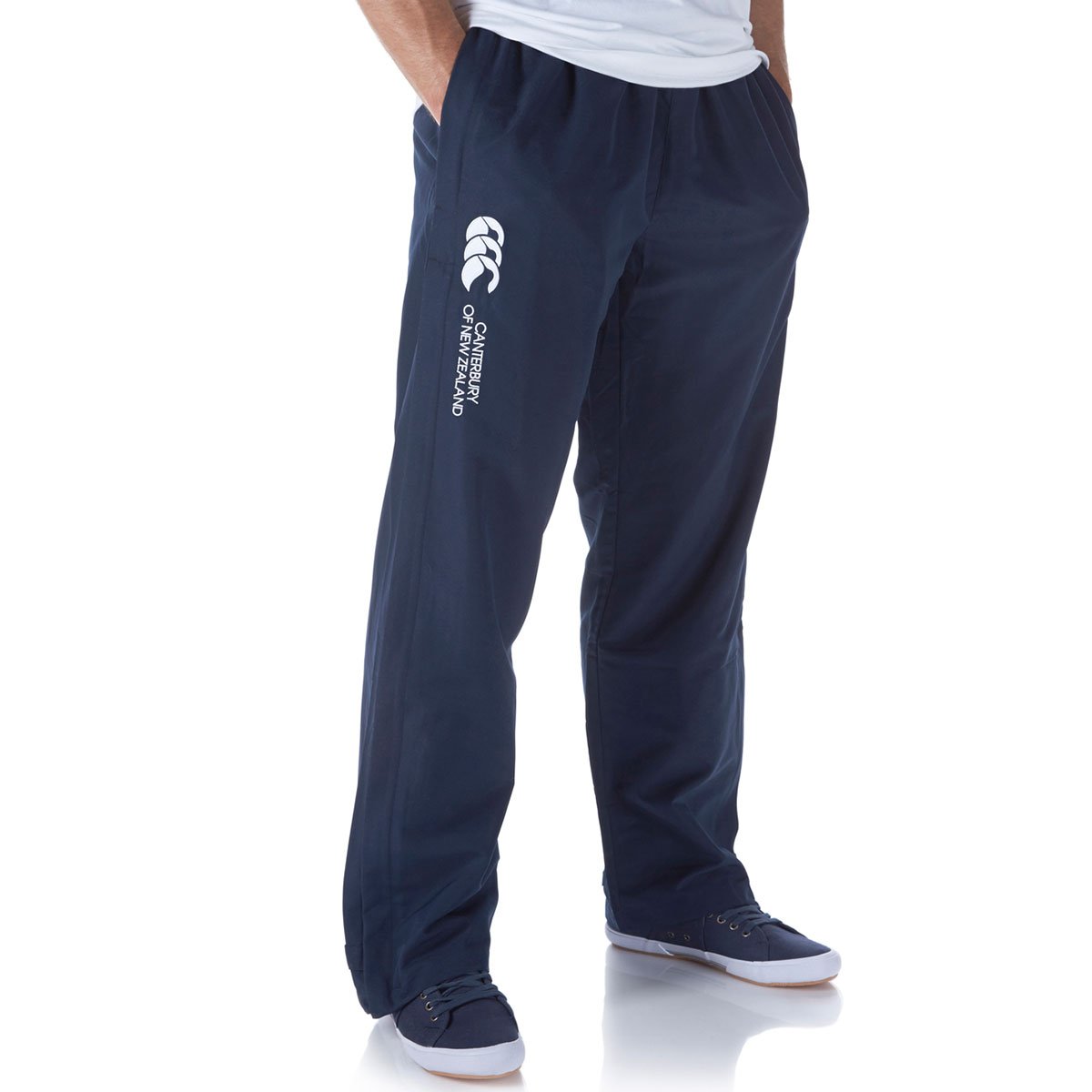 Canterbury Open Hem Stadium Pant - AW16 - Small - Navy Blue - Comfortable Athletic Pants for Running, Training & Casual Wear