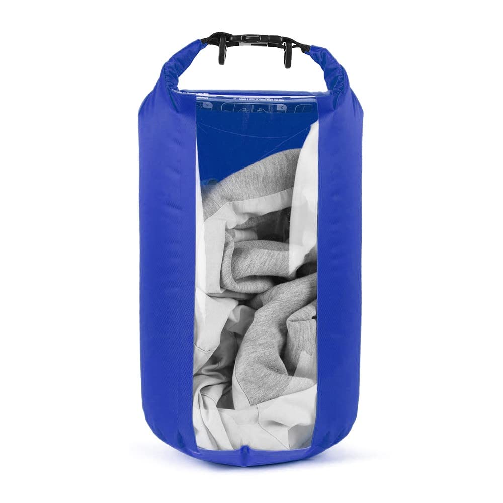 Waterproof PVC Floating Dry Bag 10L/20L - Roll Top Lightweight Dry Sack for Kayaking, Boating, Camping & Water Sports | Waterproof Storage Bag for Gear Protection