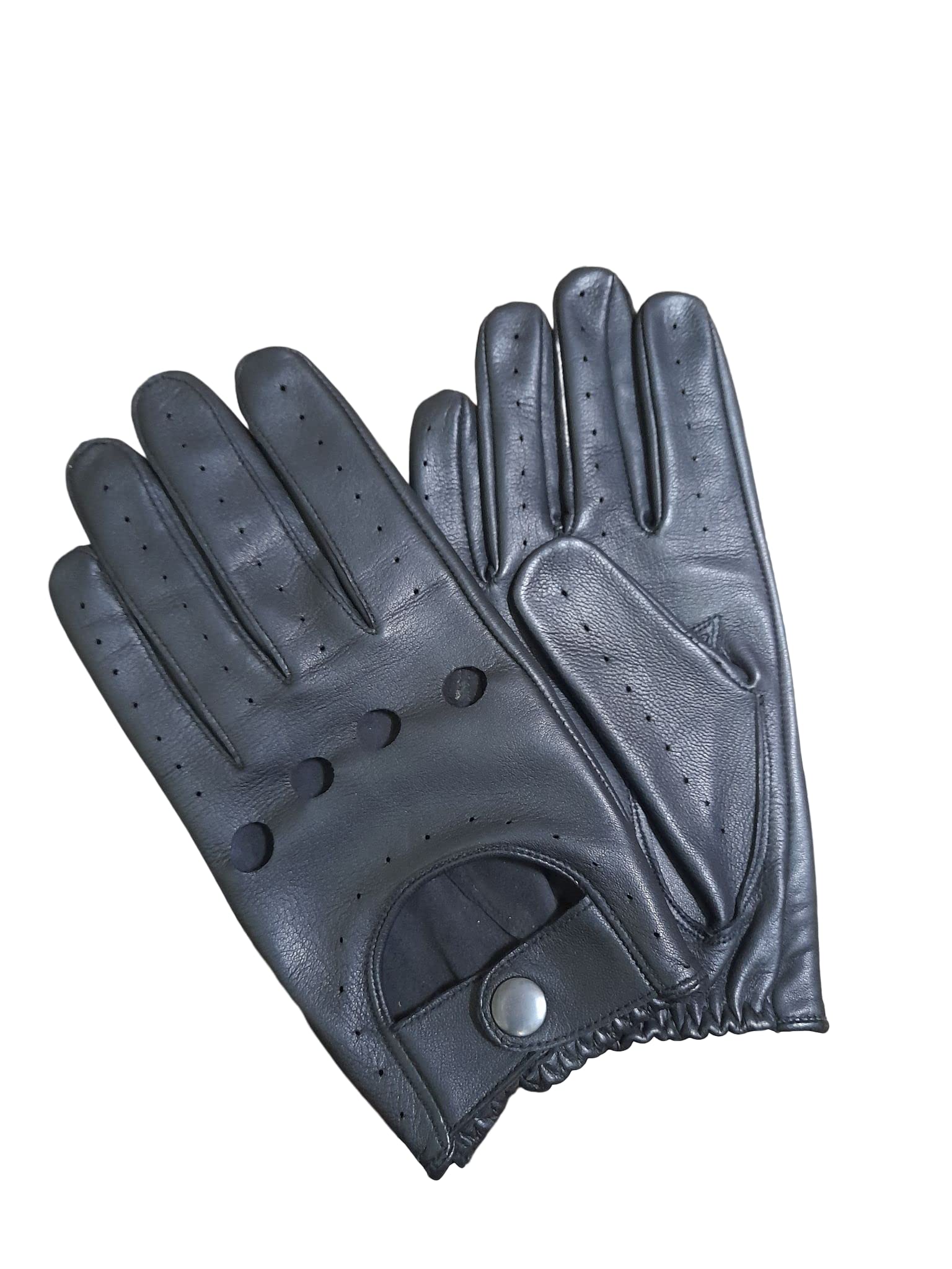 Oryx Sports Premium Men's Leather Driving Gloves - Comfortable & Durable Car Racing Gloves for Winter & Summer - Perfect for Sports Cars, Motorcycles & Daily Commute