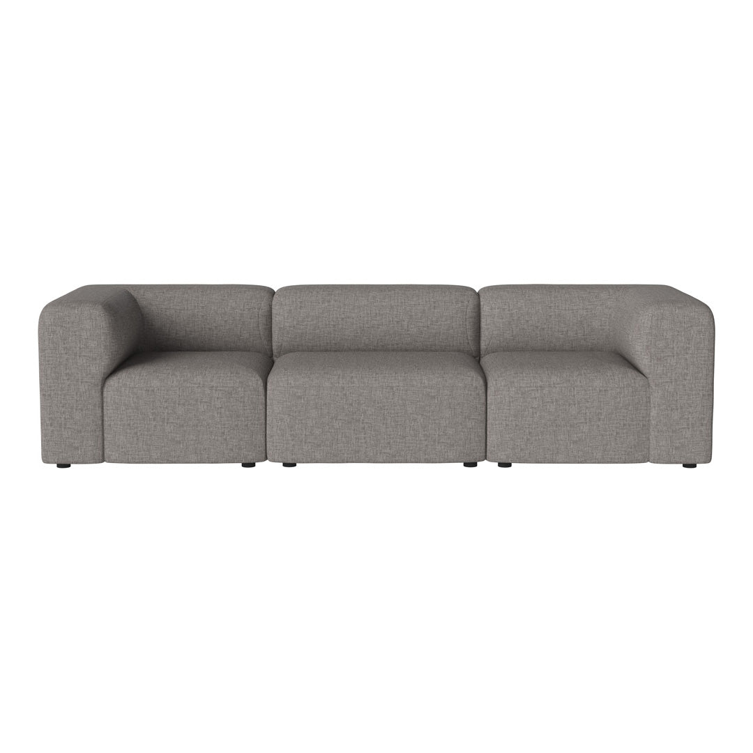 Modern 3-Seater Angle Sofa - Comfortable L-Shaped Sectional Couch for Living Room, Lounge & Small Spaces - Perfect for Apartments, Dorms & Home Theater Seating