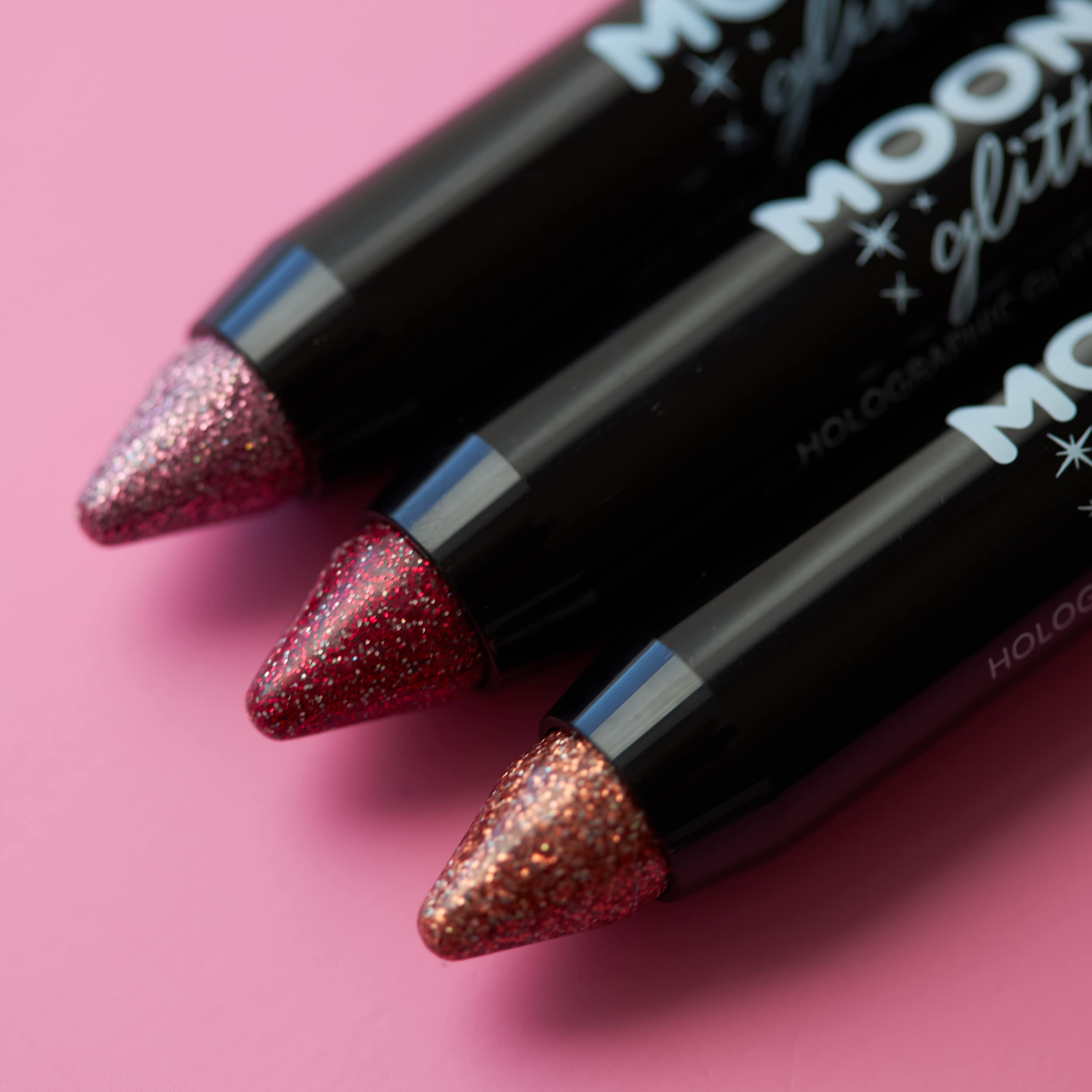 Holographic Glitter Paint Stick & Body Crayon - Face & Body Makeup by Moon Glitter - 3.5g Blue - Perfect for Festivals, Parties, and Creative Body Art