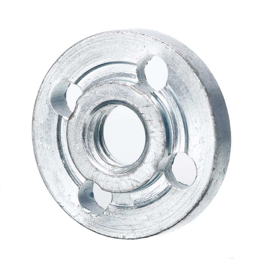 M10 Angle Grinder Flange Kit with Lock Nut - Replacement Inner & Outer Set for M.C Power Tools - Perfect for Metal Cutting, Grinding & DIY Projects