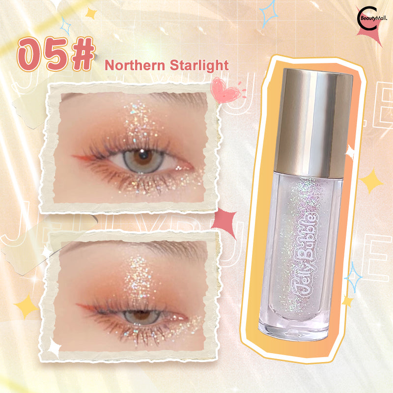 Vibrant Jelly Bubble Sparkling Jelly Eyeshadow - Long Lasting Shimmery Makeup for Party, Night Out & Special Occasions