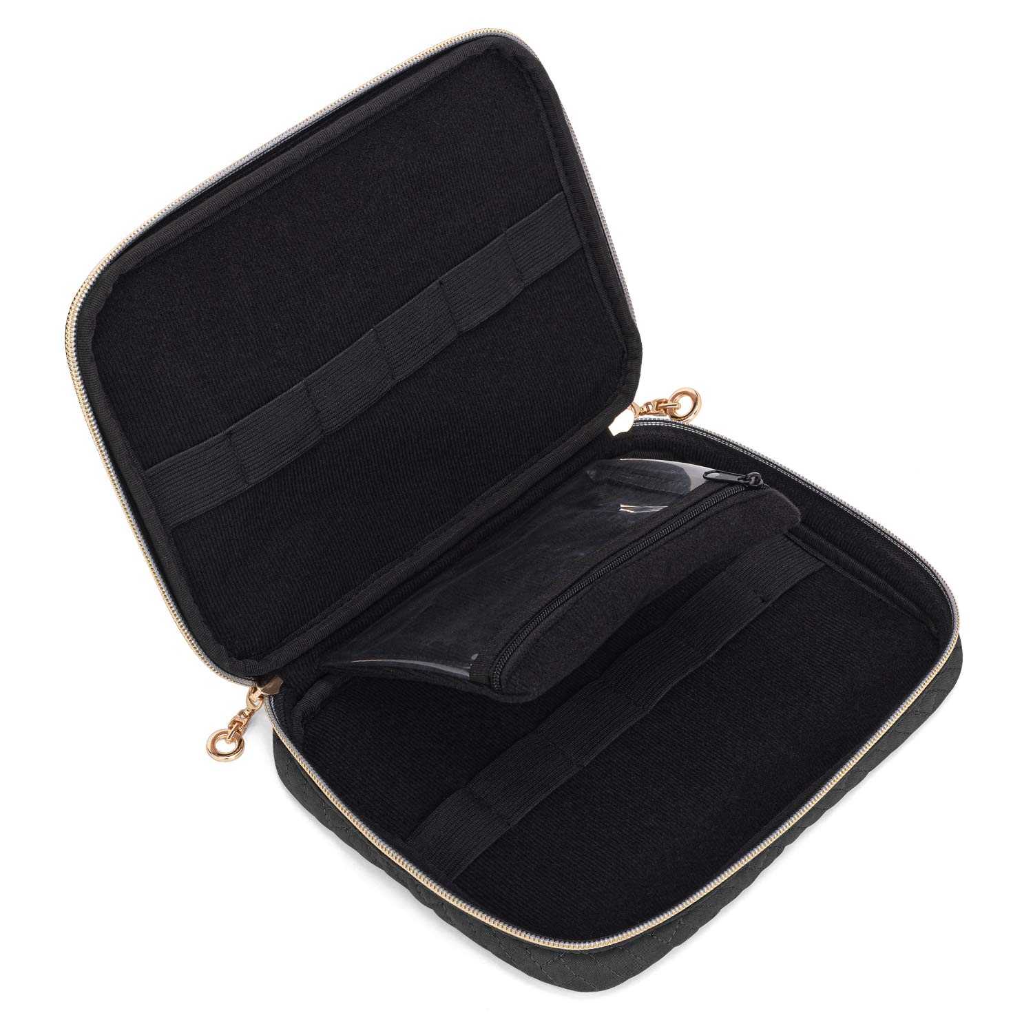 Premium Watch Band Storage Case - Holds 12 Watch Straps, Travel Organizer for Apple Watch & Smartwatch Bands (Black) | Perfect for Travel, Home Organization & Watch Collection Display