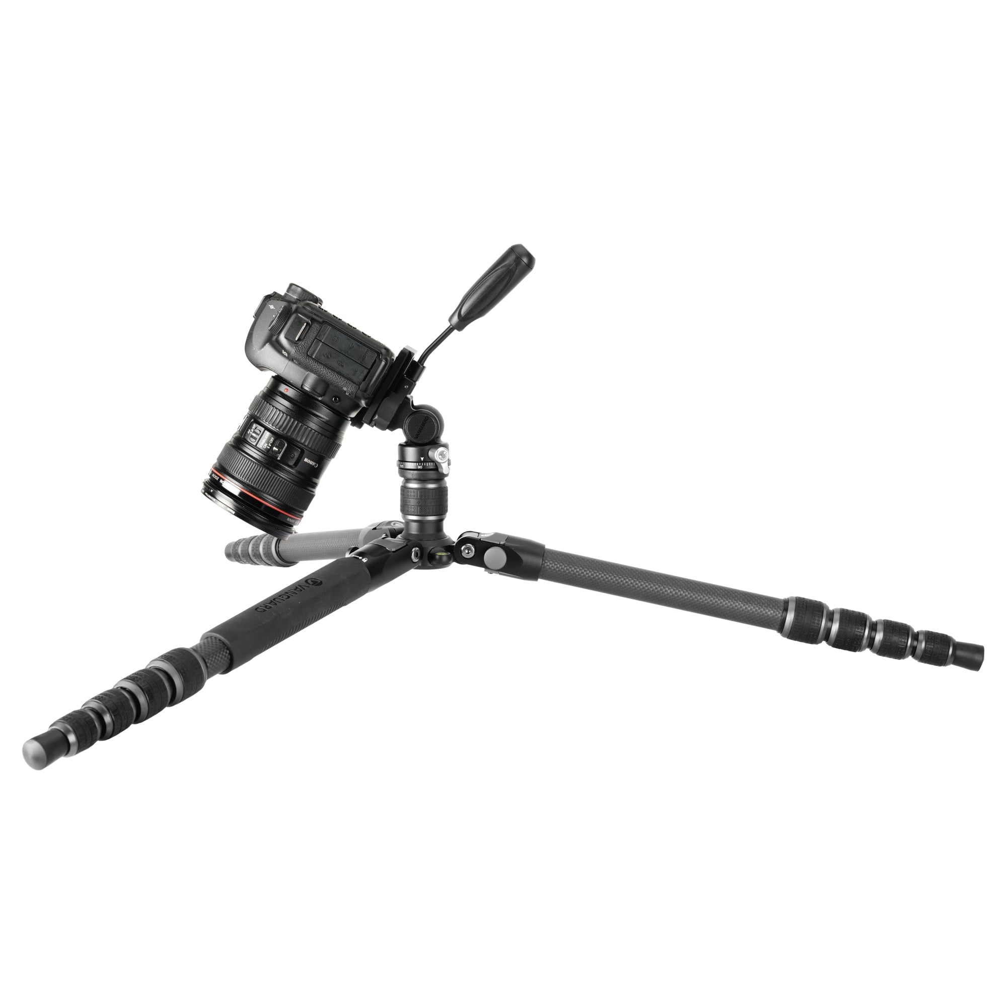 VEO 3T 265HCP Carbon Fiber Camera Tripod with Extended Height - Lightweight Travel Tripod for DSLR, Mirrorless & Video Cameras - Perfect for Photography, Vlogging & Outdoor Adventures