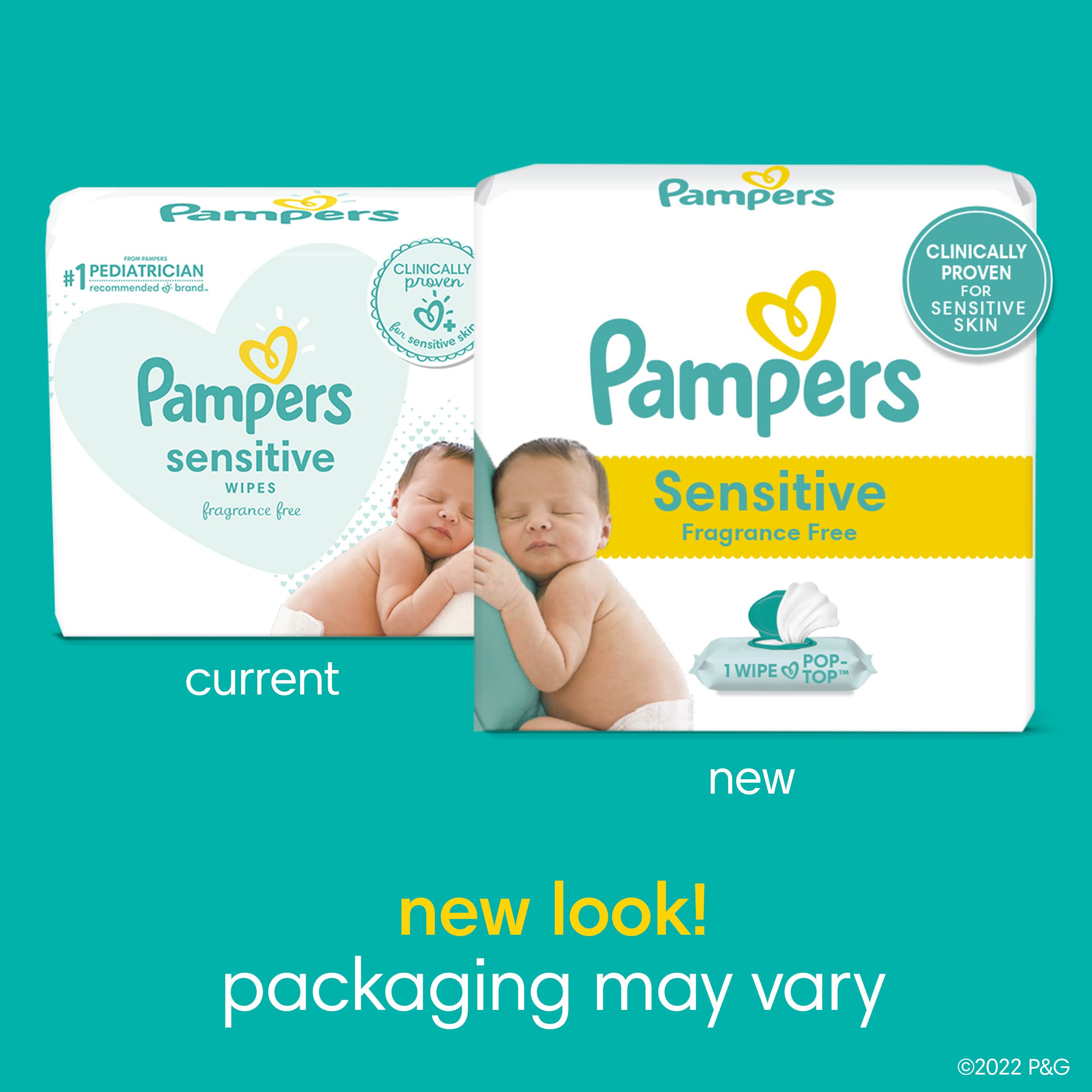 **Pampers Easy Ups Potty Training Underwear for Toddlers - Boys & Girls, Sensitive Baby Wipes Perfume Free (1008 Count) - Ideal for Daycare, Travel & Overnight Protection**
