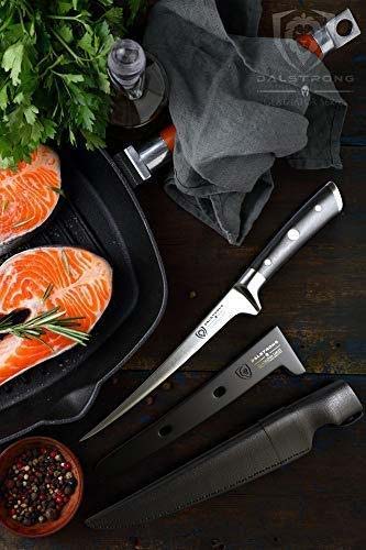 Dalstrong Gladiator Series 7-Inch Flexible Fillet Knife - NSF Certified - Sharp & Durable for Fish, Meat & Poultry - Perfect for Home Chefs & Professional Kitchens