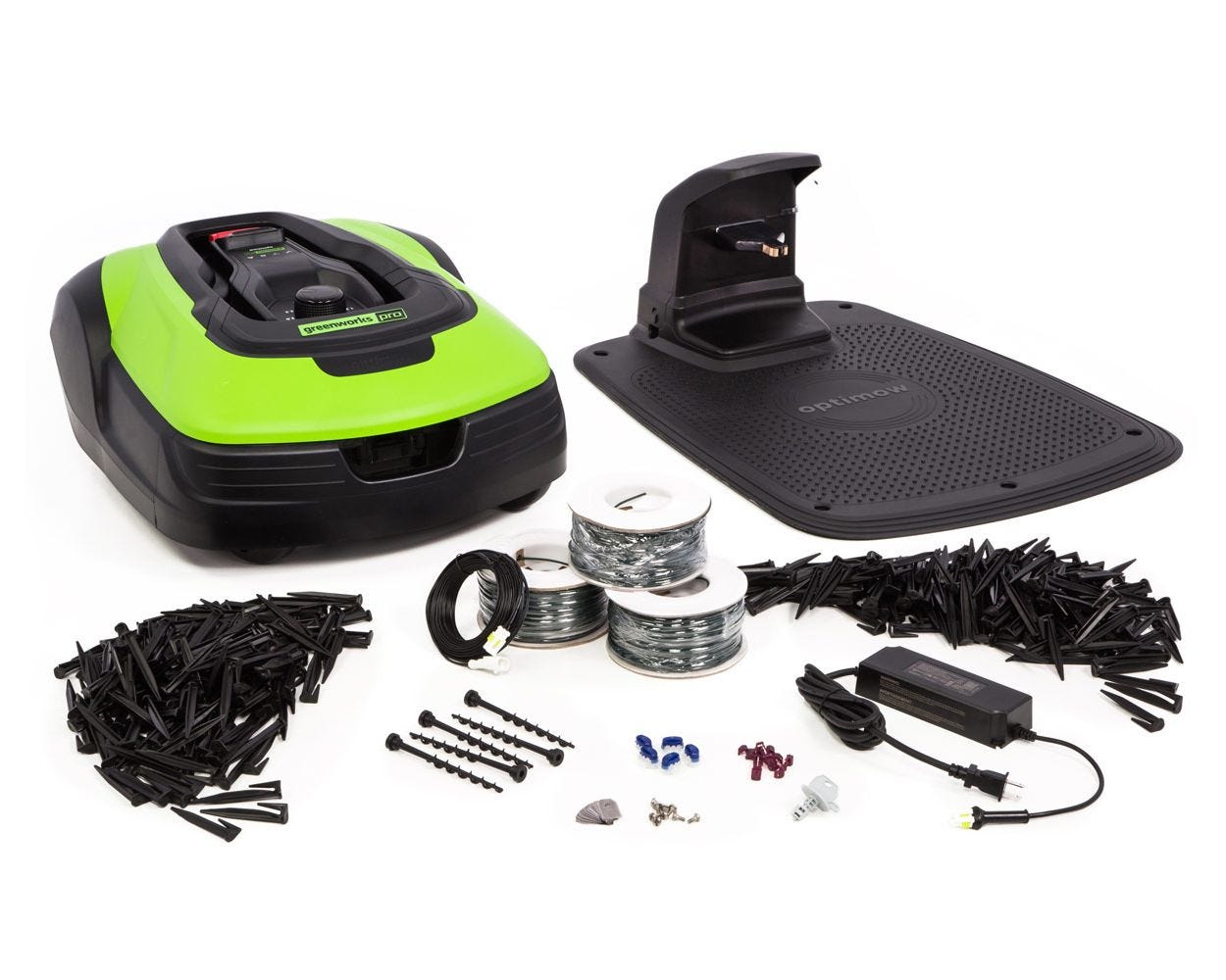 Optimow® 50 Low Cut Robotic Lawn Mower with Canopy - Smart Automatic Grass Cutter for Small to Medium Yards, Perfect for Backyard, Garden & Landscaping Maintenance