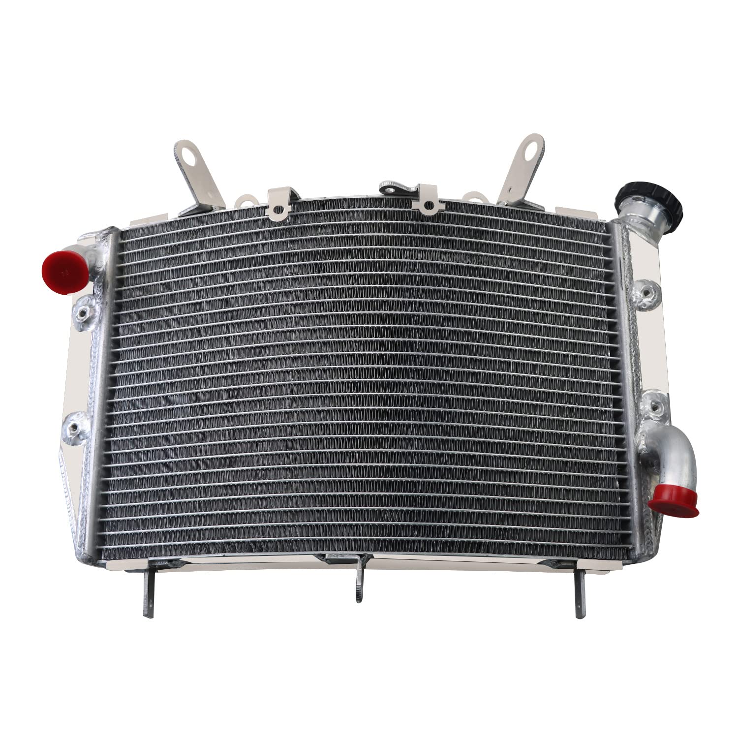 High Performance Aluminum Radiator for 2006-2011 Yamaha YZF-R6 (YZFR6) - Direct Fit Replacement for 06-11 R6 Models - Enhanced Cooling for Street & Track Racing