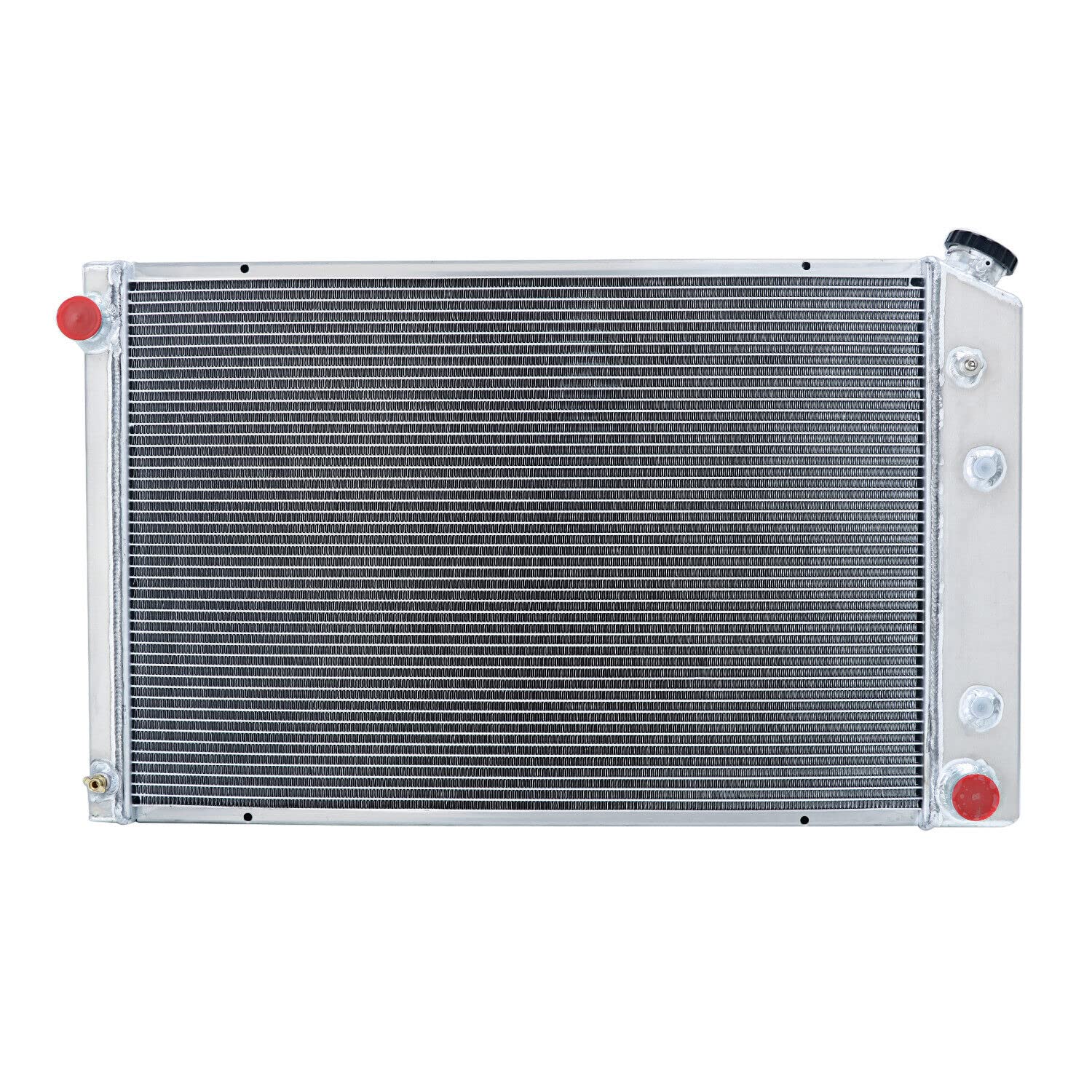 High-Performance CC716 3-Row All-Aluminum Radiator for 81-91 Chevy Blazer/C/K Series & 73-91 GMC Jimmy/C1500/C2500/C3500 - Fits 4.1L 4.8L L6 & 5.0L 5.7L 7.4L V8 Engines - Complete Cooling Kit with Shroud, Fan & Relay - Perfect for Off-Roading, Towing & High-Performance Upgrades