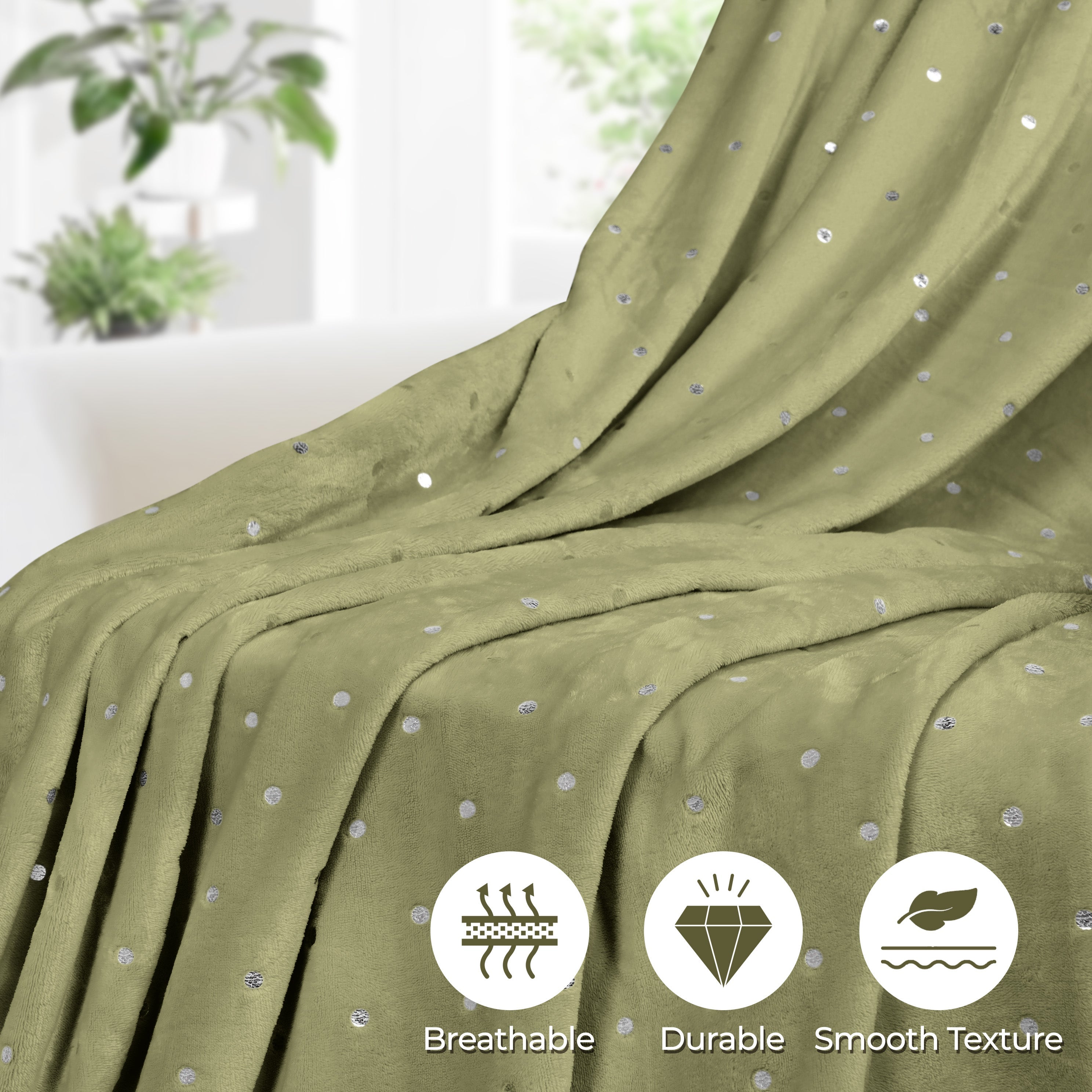 CozySoft Fleece Plush Blanket - Medium Weight, Ultra Soft & Fluffy - Perfect for Sofa, Bed, Couch & Home Decor - Warm Throw Blanket for Winter, Gifts & Cozy Nights