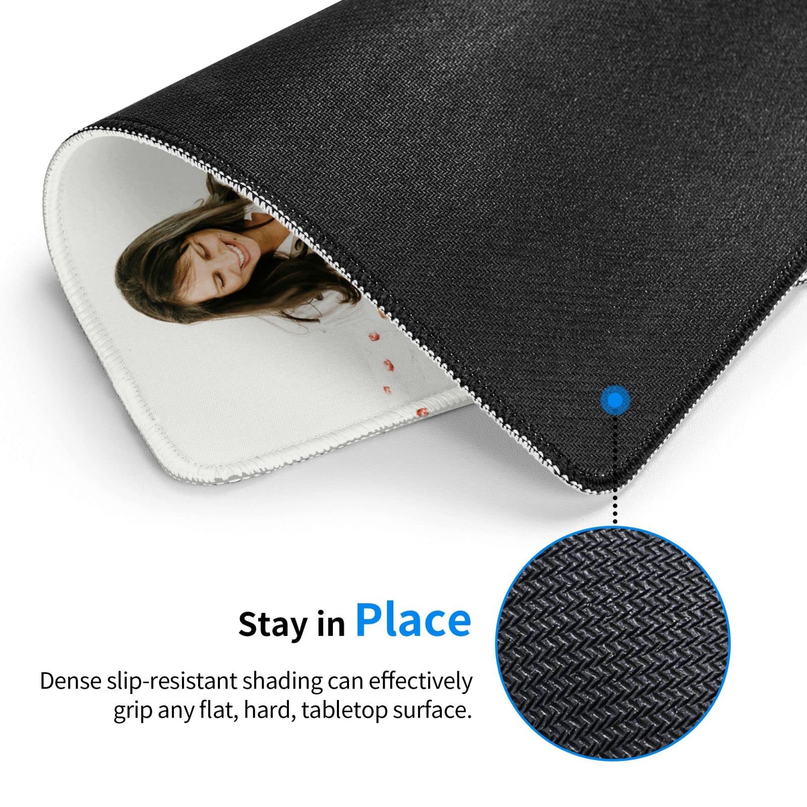 Custom Photo Collage Mouse Pad 300x250mm (11.8x9.8 in) - Personalized Text & Image Gaming Mouse Mat - Perfect Gift for Christmas, Valentine's Day - Ideal for Office, Gaming & Home Computer Use