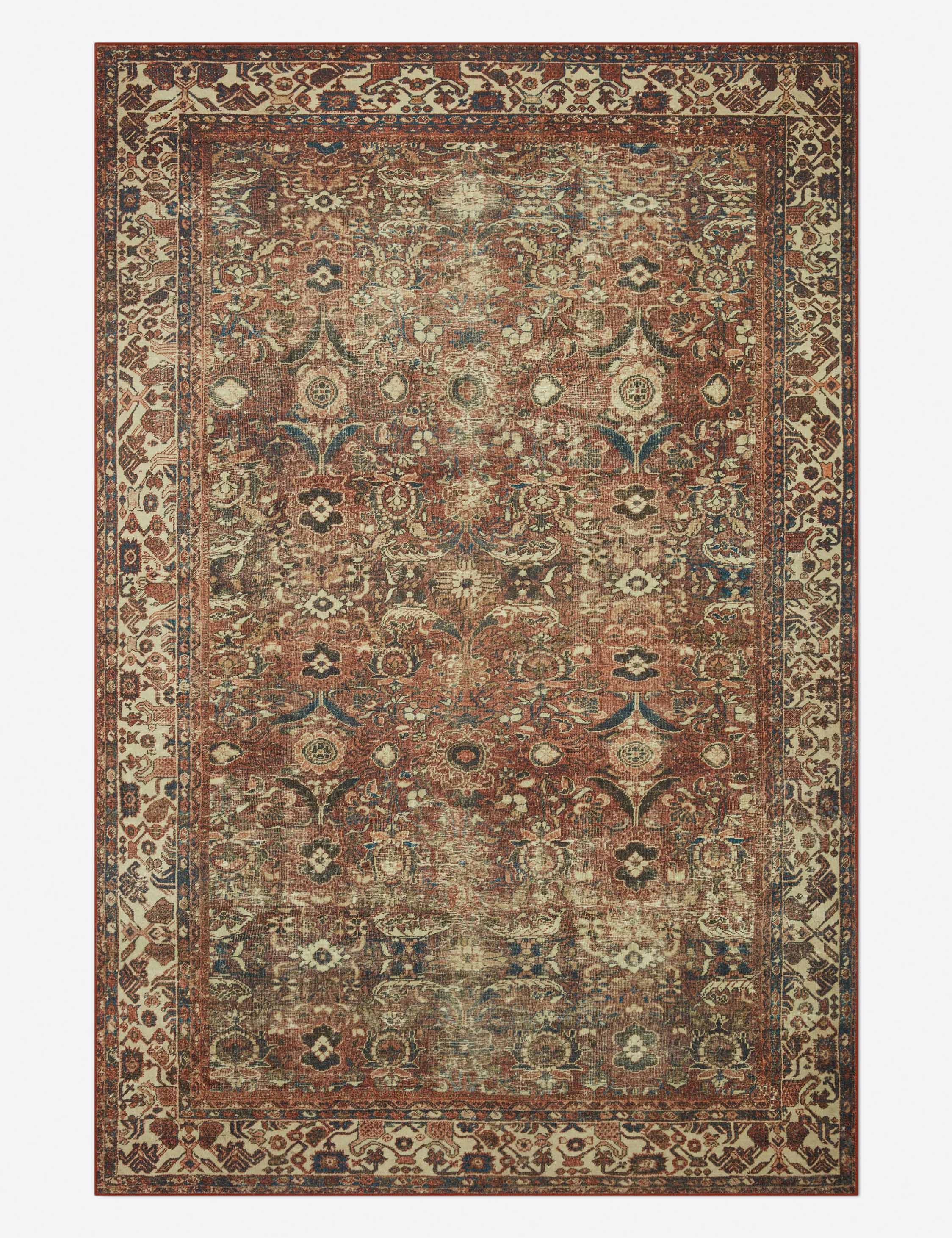 Magnolia Home by Joanna Gaines x Loloi Banks II Area Rug - Soft & Durable Indoor/Outdoor Rug for Living Room, Bedroom, or Patio Decor