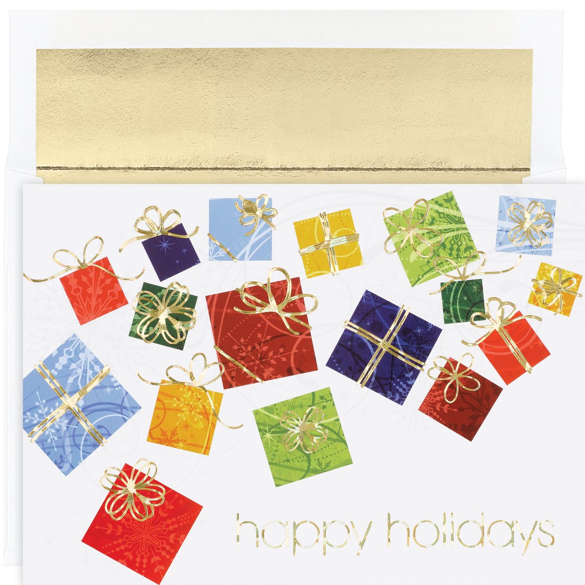 18-Piece Holiday Greeting Card Set - Colorful Christmas & New Year Greeting Cards for Family & Friends - Perfect for Holiday Gifts, Party Favors & Festive Decorations