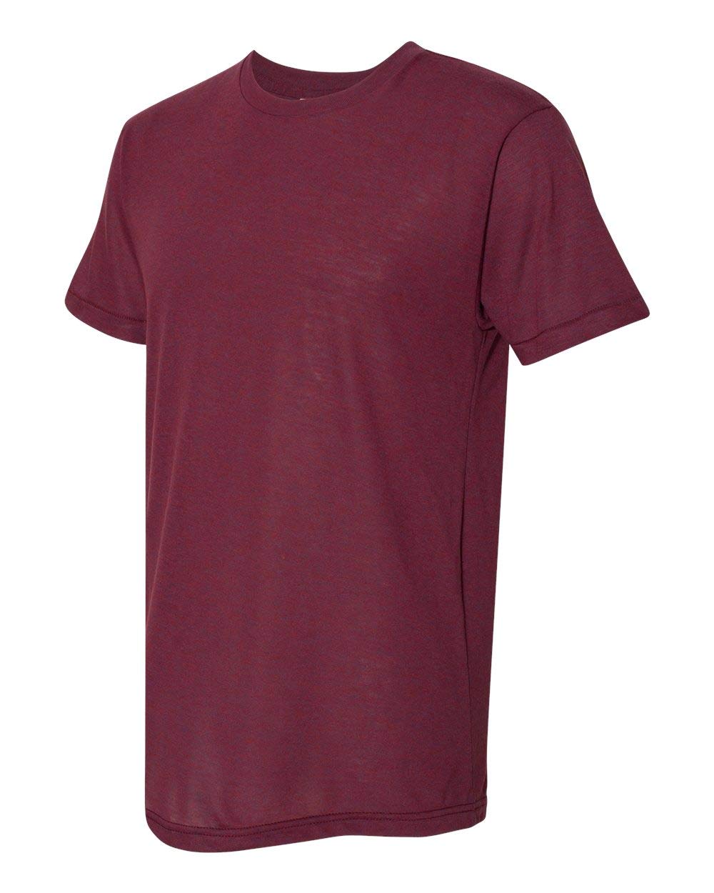 Ashen Fane Men's Tri-Blend Short Sleeve Crewneck T-Shirt - Soft Cotton Blend Casual Tee for Everyday Wear, Gym & Outdoor Activities