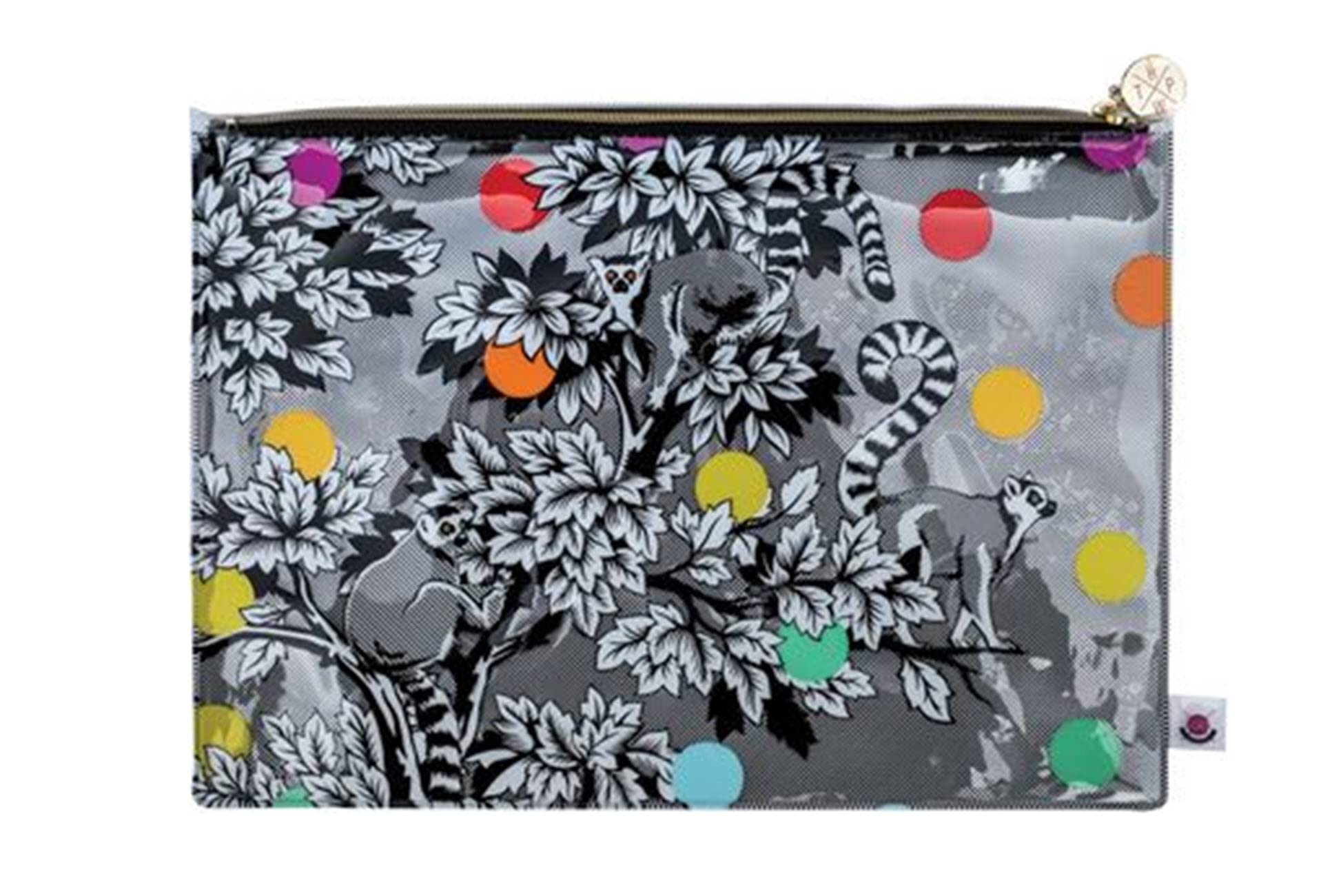 Tula Pink Lemur Me Alone Medium Project Bag - Perfect for Sewing, Knitting & Craft Storage - Organize Your DIY Supplies in Style