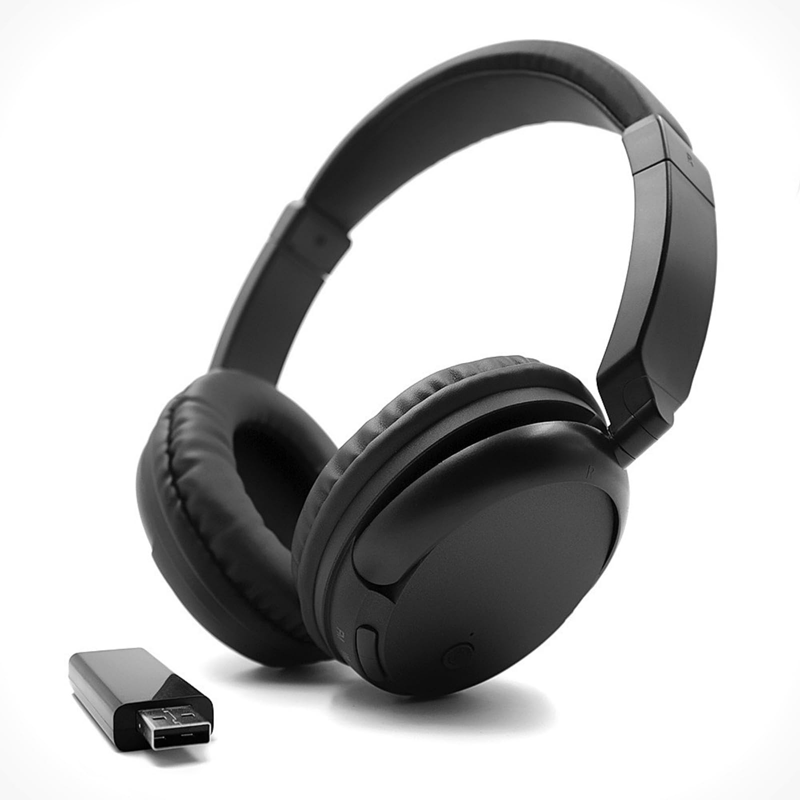 Premium HiFi Stereo Wireless Bluetooth Headphones with FM Radio - Over-Ear Noise Cancelling Headset for Adults & Seniors, Deep Bass Lightweight Design for Phone, PC, TV - Perfect for Home Entertainment, Travel & Relaxation