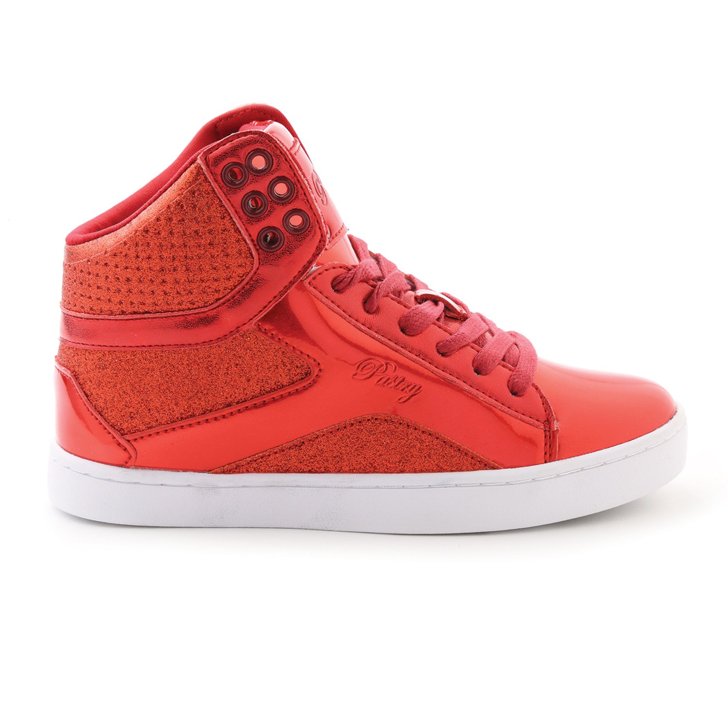 **Glitter High-Top Sneakers for Women – Fashion Pastry Pop Tart Dance Shoes | Perfect for Dance Performances, Parties & Casual Wear**