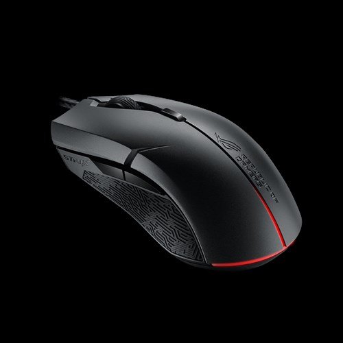 ASUS ROG Strix Evolve Optical Gaming Mouse - Customizable Shape Design for Perfect Grip | Wired RGB Ergonomic Mouse for PC Gaming, Esports & Professional Use