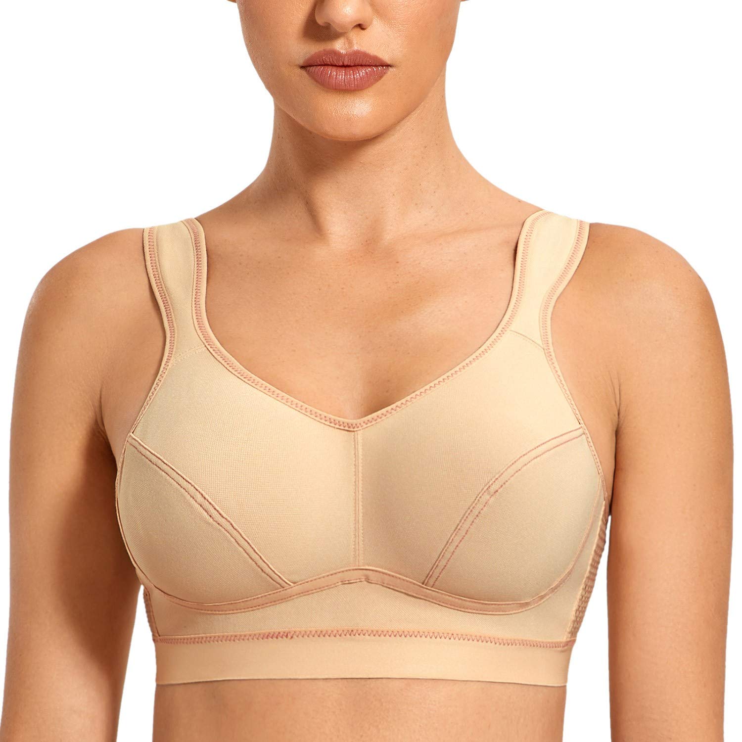 VANTONIA High Impact Sports Bras for Women - Wireless Plus Size Workout Bra with Maximum Support | Perfect for Running, Gym & High-Intensity Training