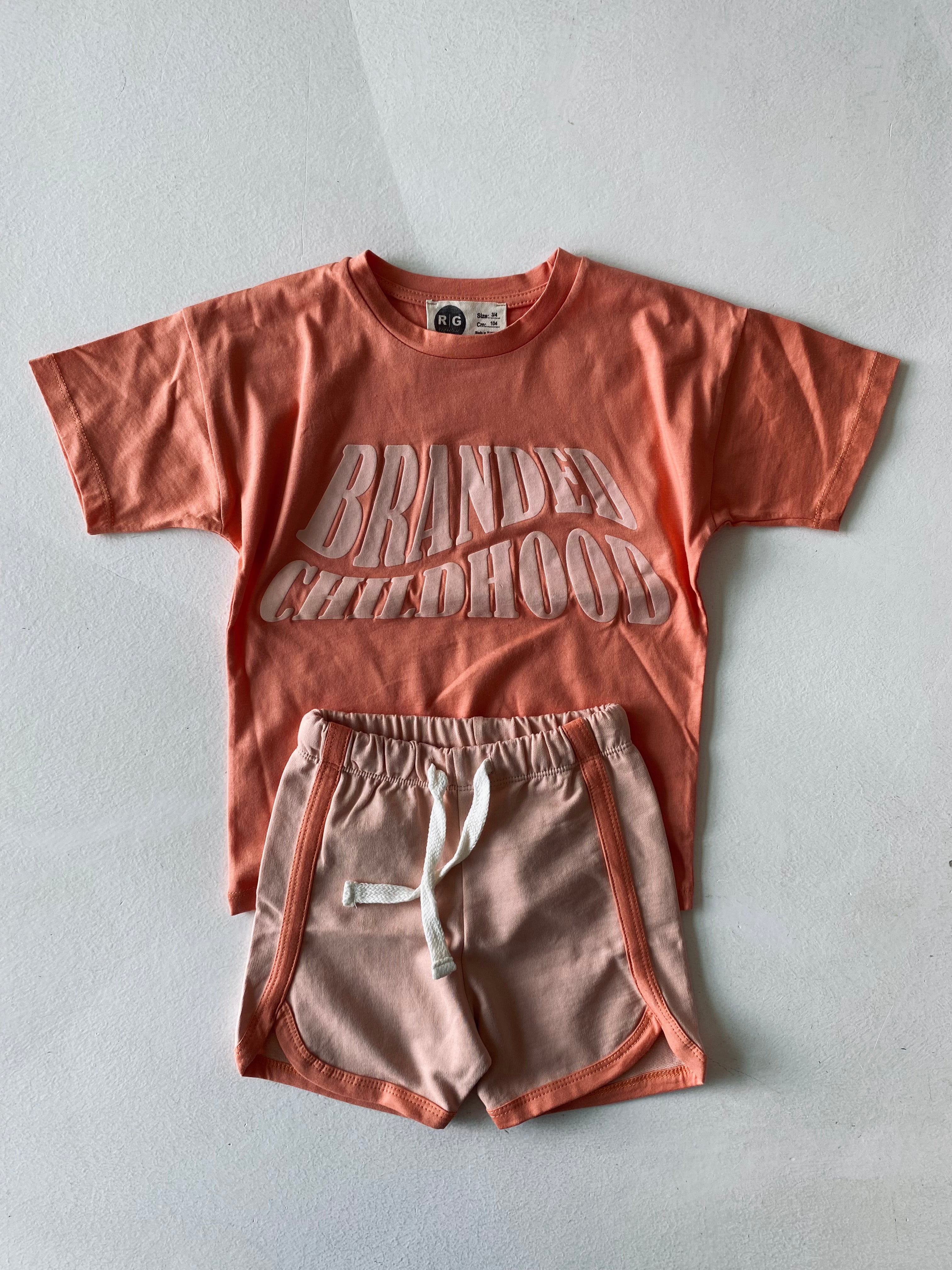 Kids Printed T-Shirt and Shorts Set - Cute Matching Outfits for Boys & Girls - Perfect for Playdates, School, and Summer Activities