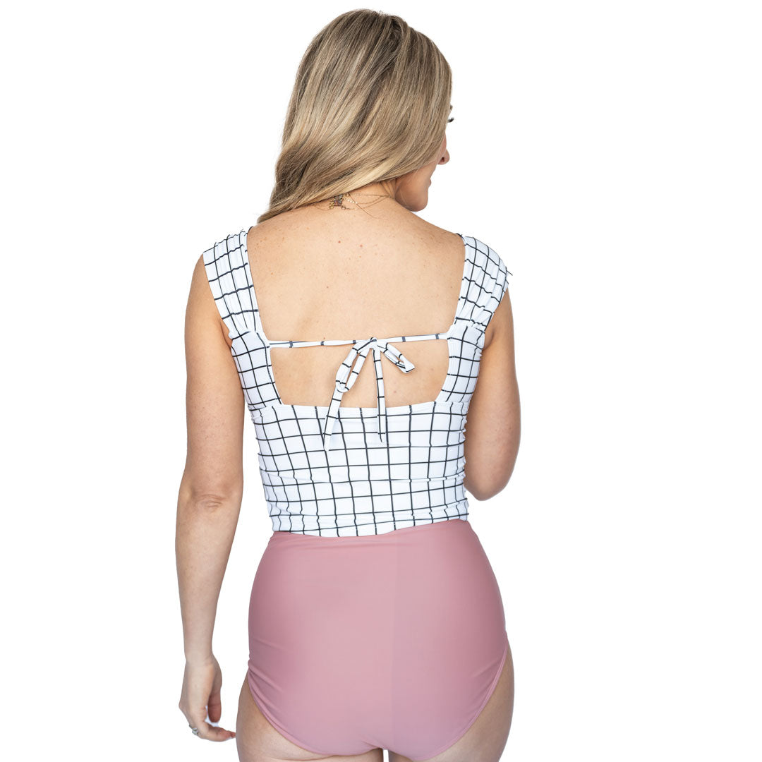 Thick Strap Tankini Top for Women - High Support Swimwear for Swimming, Beach & Summer Vacations