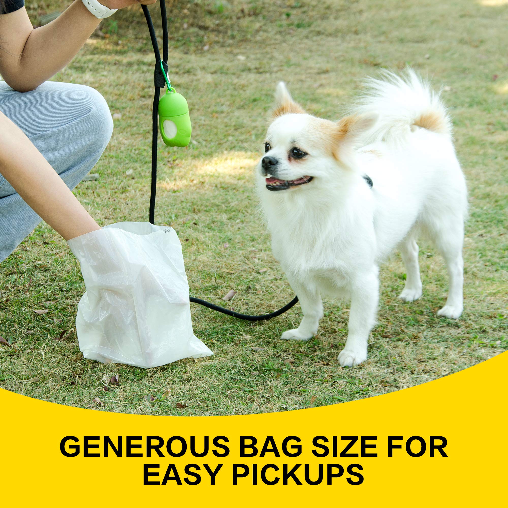 **Eco-Friendly Dog Poop Bags - 80 Biodegradable & Flushable Dog Waste Bags on Rolls - Water Soluble, Compostable & Ultra Thick Refill Pack - Perfect for Walks, Parks & Travel**