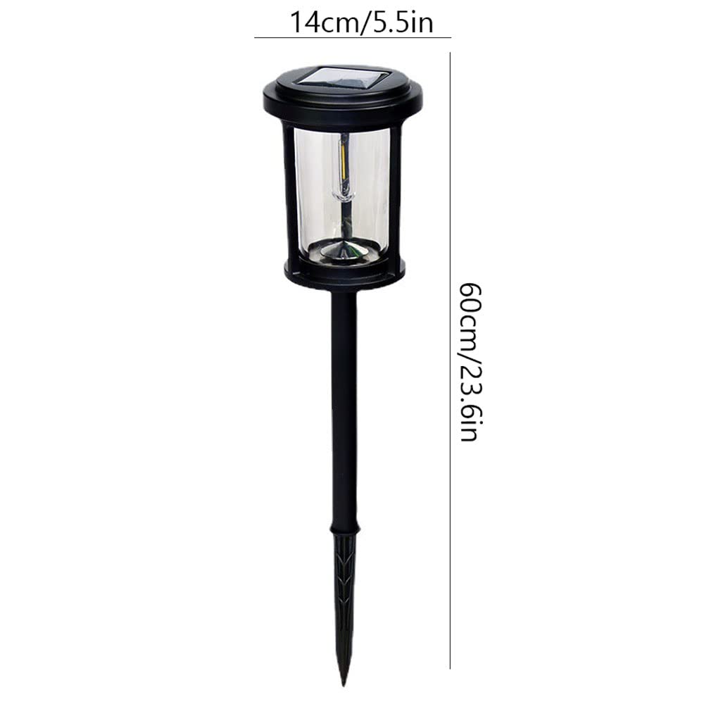 Solar Powered Outdoor Post Lights - Waterproof LED Garden Lantern for Courtyard, Villa & Landscape Decoration | Die Cast Aluminum Fixture with Floor Plug | Perfect for Pathways, Driveways & Patio Lighting