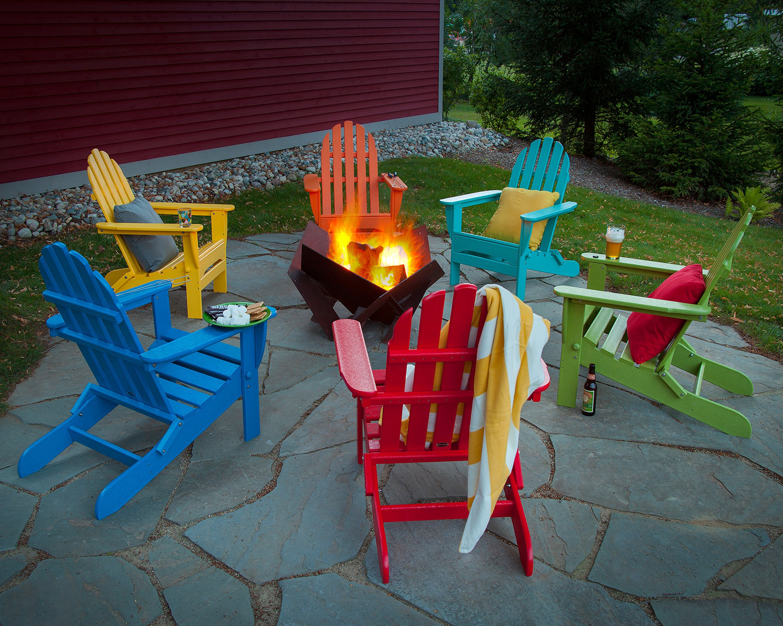 POLYWOOD AD5030AR Classic Folding Adirondack Chair - 35