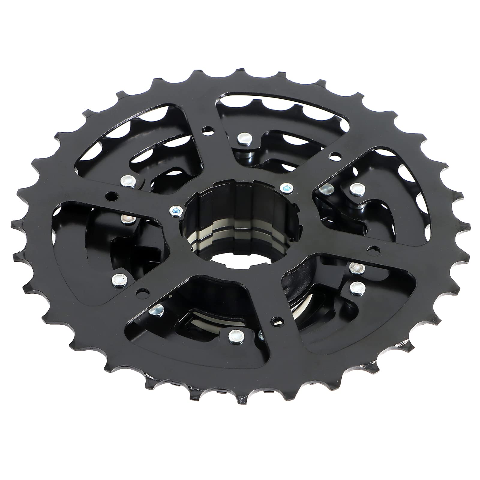 Hycline 8-Speed Bike Cassette CS-HG200 - 12-32 Teeth Bicycle Sprocket for Road & Mountain Bikes - Perfect for Commuting, Racing & Off-Road Cycling