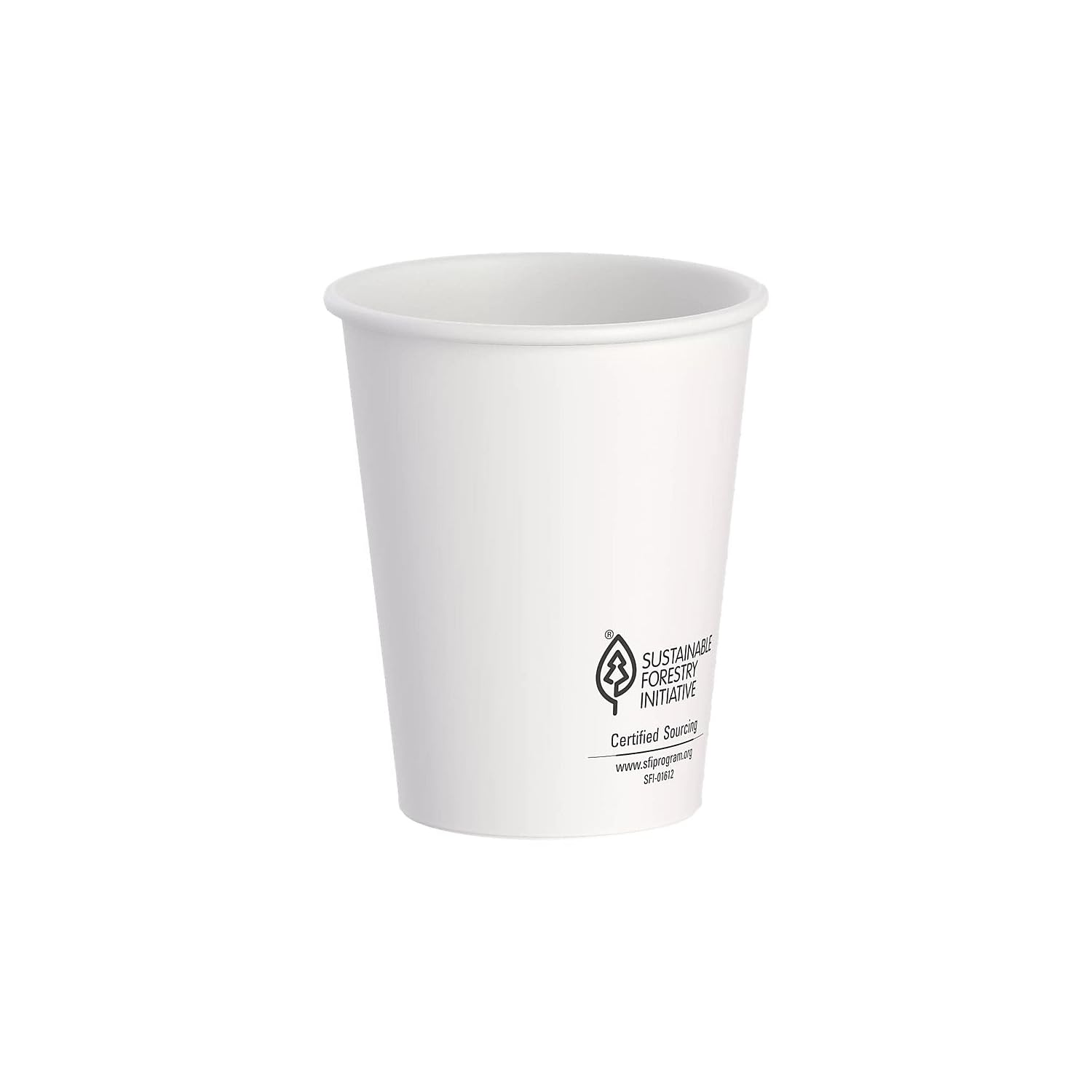 Solo ThermoGuard 8 oz White Insulated Paper Hot Cups - 1000 Count Bulk Pack - Eco-Friendly Disposable Coffee Cups for Hot Beverages - Perfect for Coffee Shops, Offices, and Catering Events