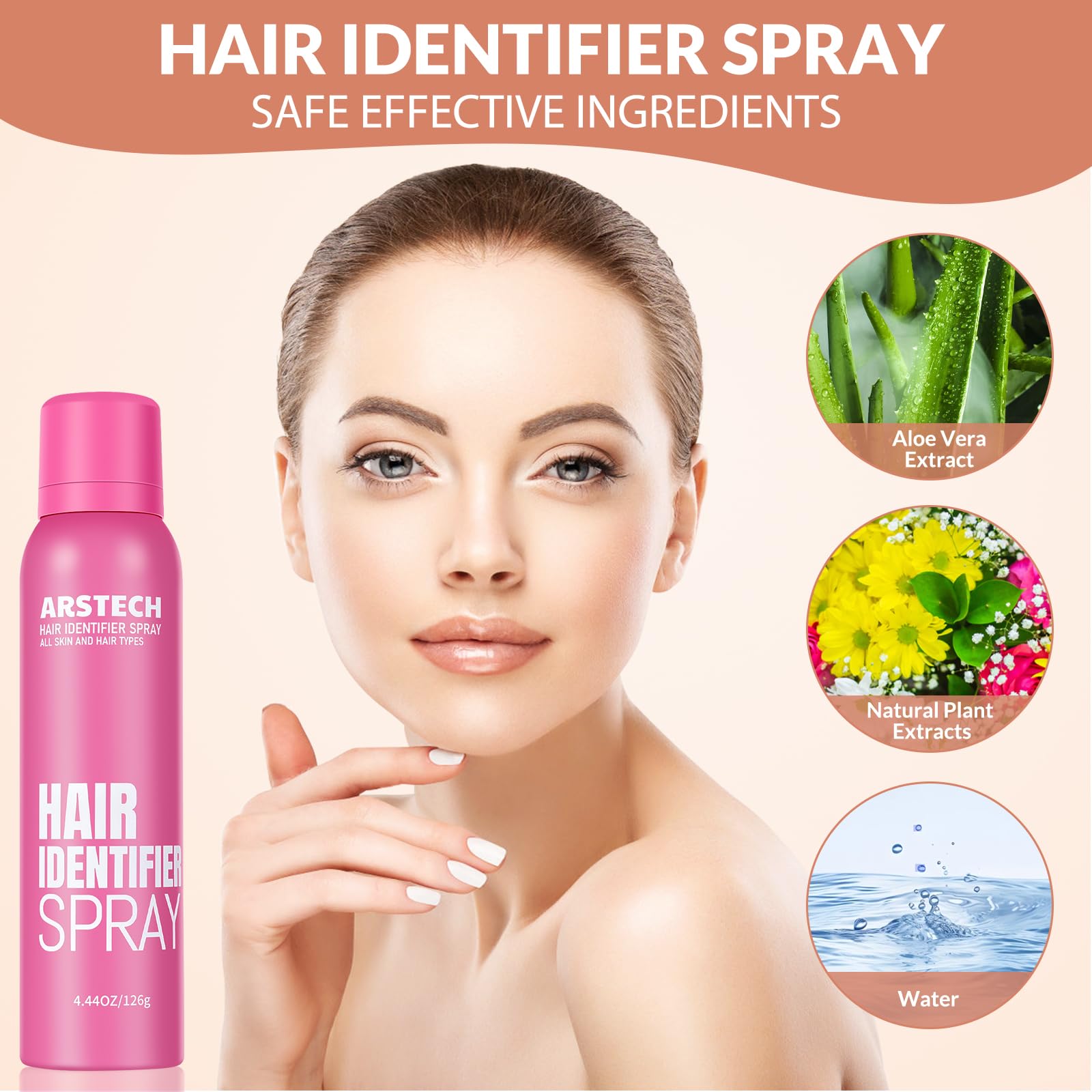Best Dermaplaning Spray & Razor Kit for Women - Hair Identifier Spray for Face Shaving, Skin & Body Hair Removal with 4 Precision Razors - Perfect for Pre-Makeup Prep & At-Home Facial Care