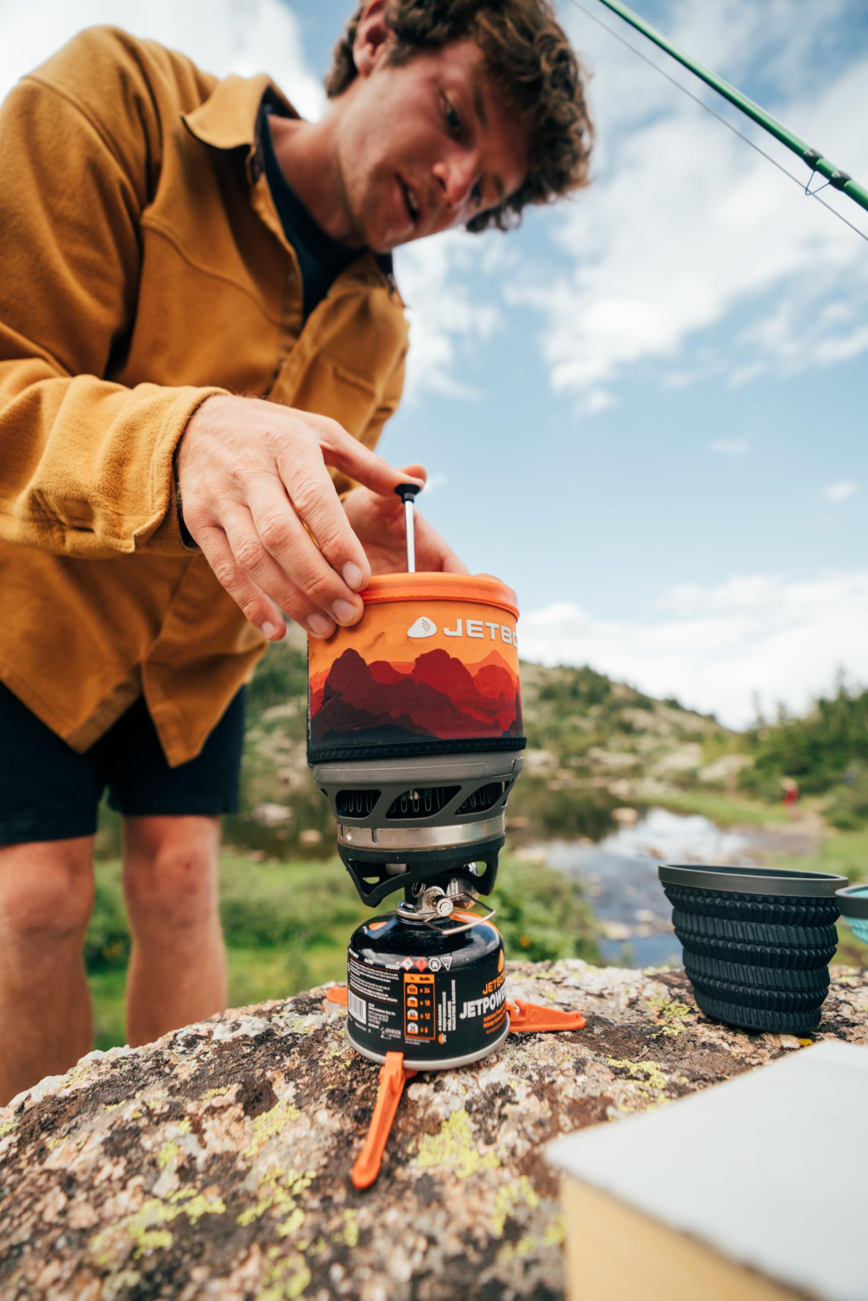 Jetboil Silicone French Press Coffee Maker - 1000ml Grande for Camping, Backpacking & Outdoor Adventures | Perfect for Hiking, Travel & Emergency Preparedness