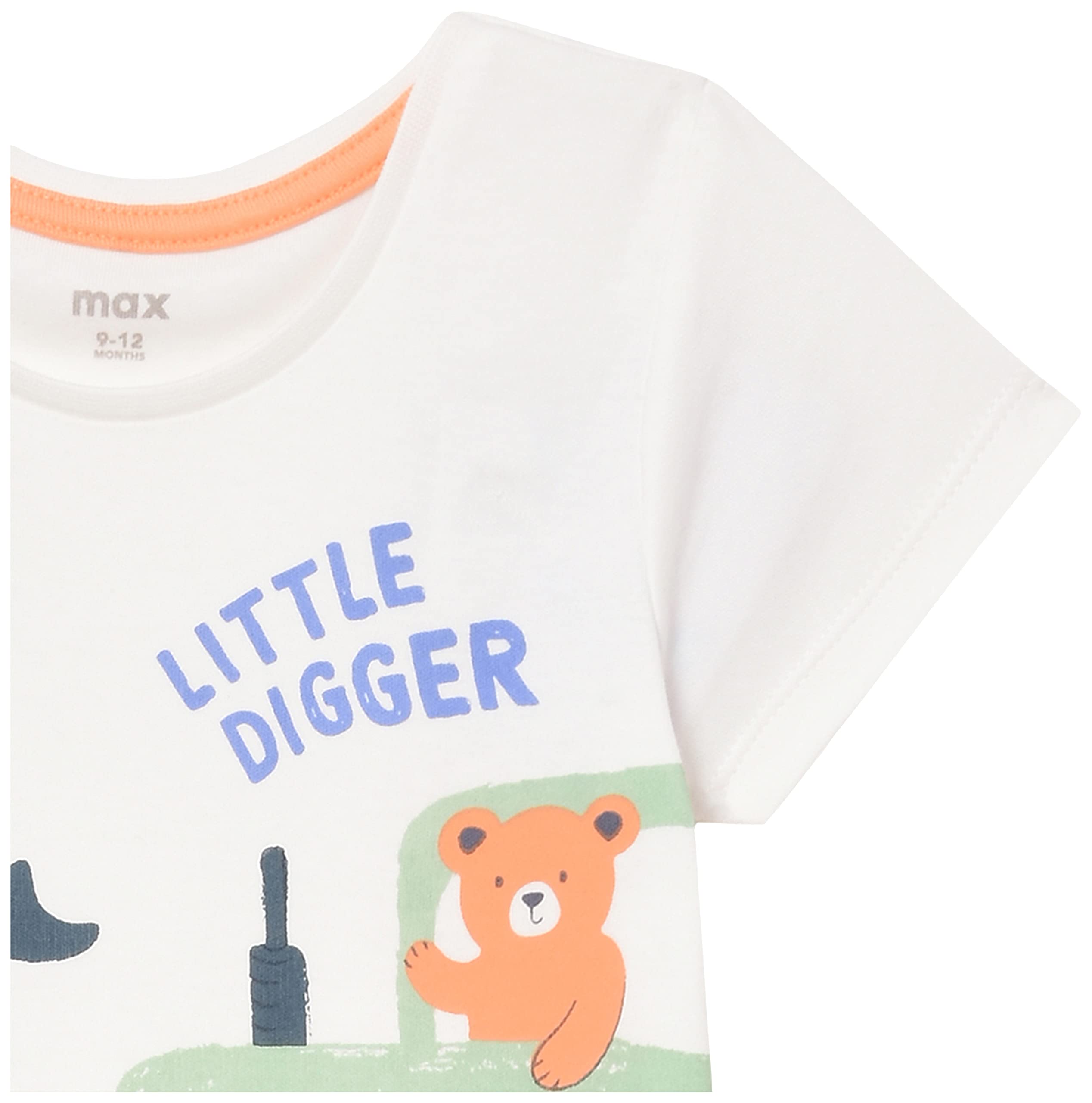 Max Boys Cotton Printed T-Shirt & Pajama Set for Sleepwear