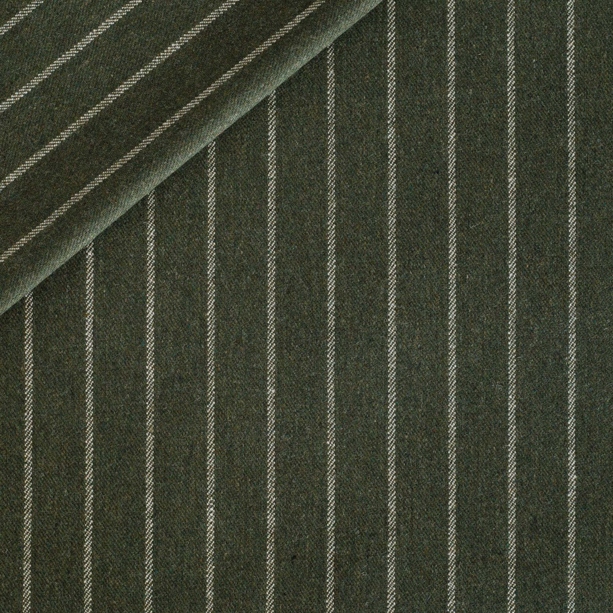 Premium Hunter Stripe Fabric - Soft Moss Green Upholstery Material for DIY Projects, Home Decor & Crafts | Perfect for Sofas, Curtains & Pillow Covers