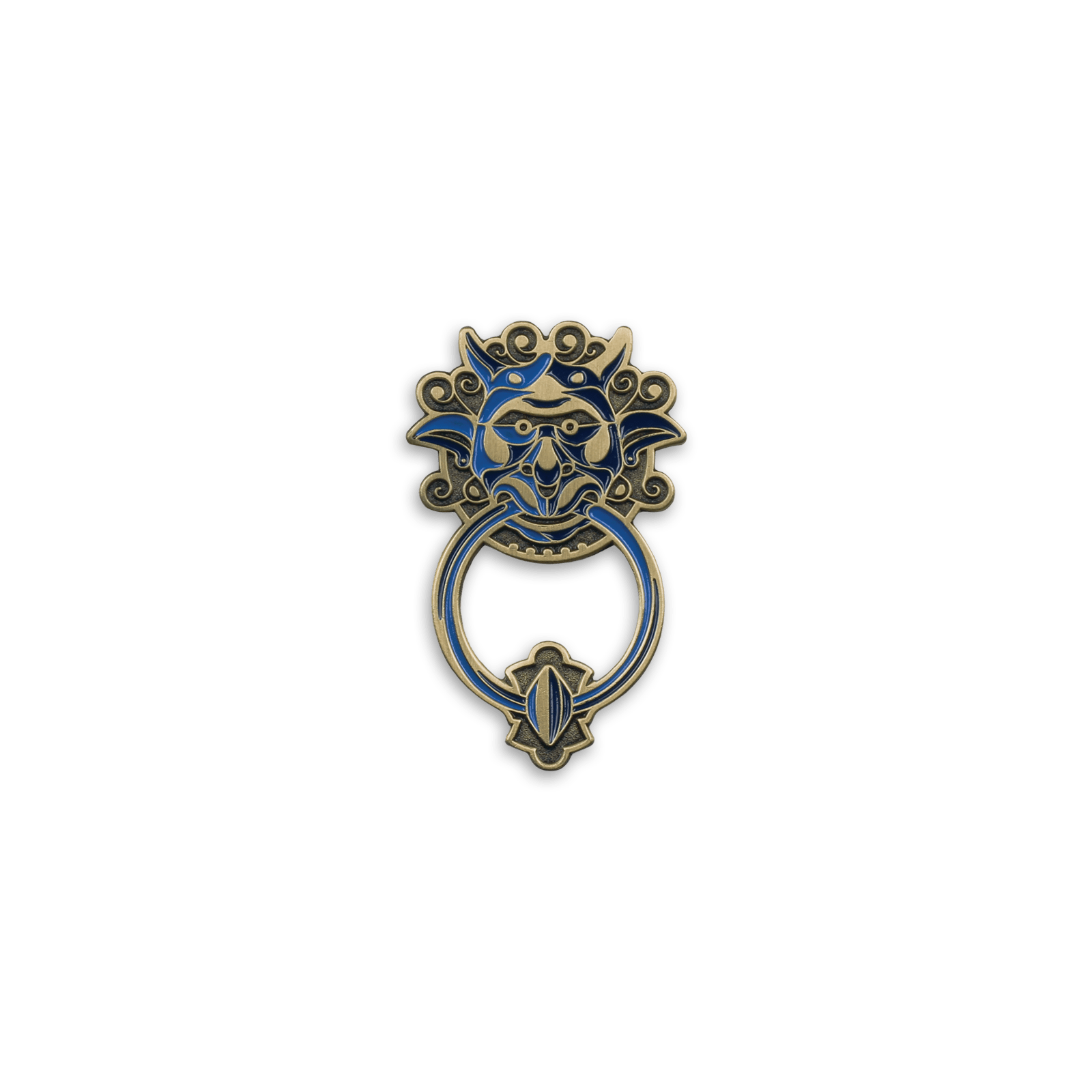 Labyrinth Movie Door Knocker (Right) Enamel Pin - Gothic Home Decor, Fantasy Collectible for Fans, Costume Accessory