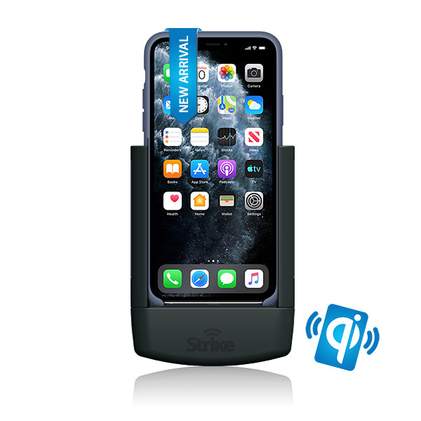 iPhone 11 Pro Wireless Charging Car Mount Holder - Compatible with Apple Cases | Perfect for Commuting & Road Trips