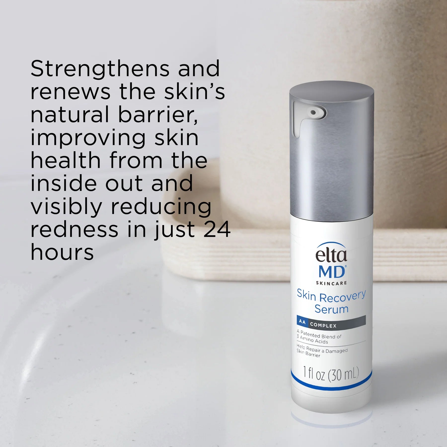 EltaMD Skin Recovery Serum for Face - Hydrating & Anti-Aging Facial Treatment - Perfect for Dry, Sensitive Skin - Day & Night Skincare Routine