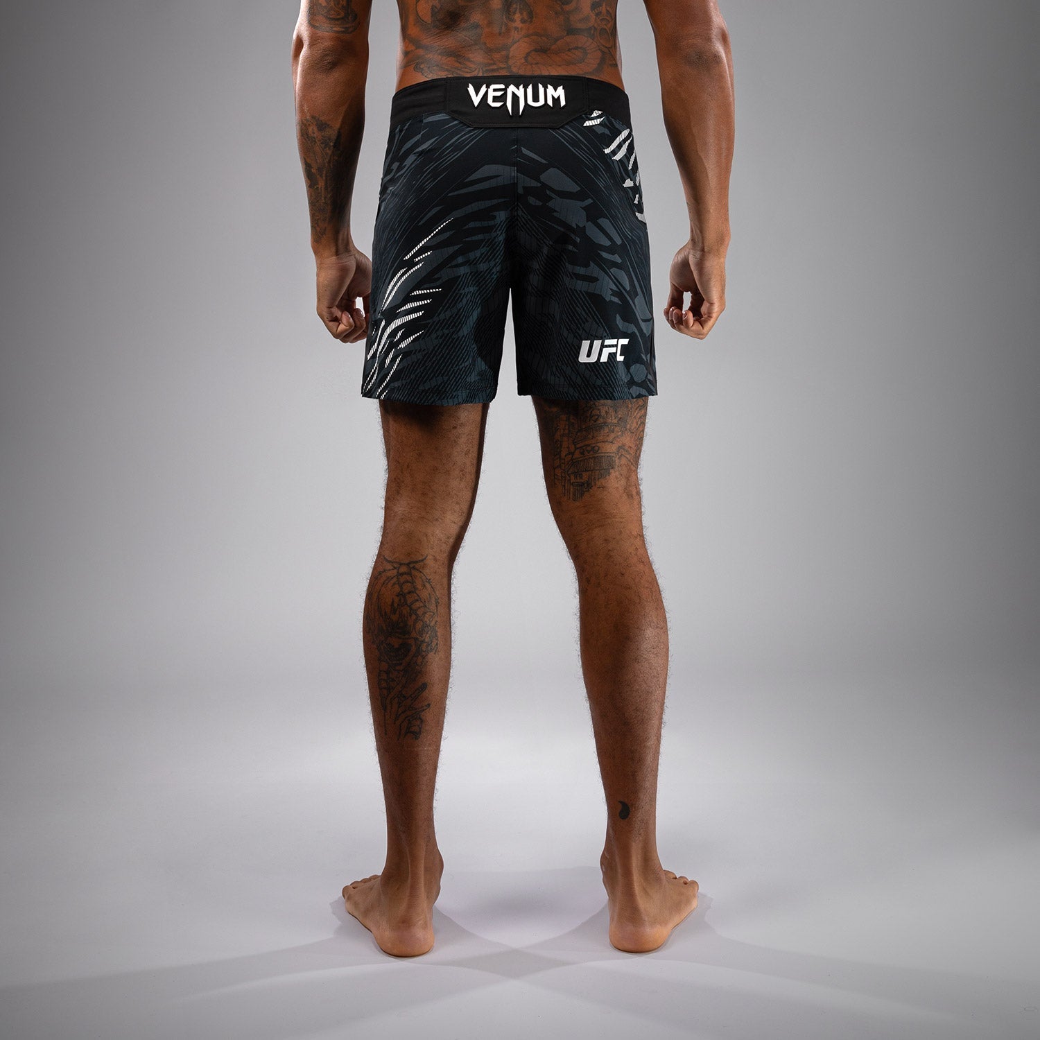 Venum UFC Fusion Authentic Men's MMA Fight Shorts - Black | Premium Fight Night Short Fit for Training & Competition