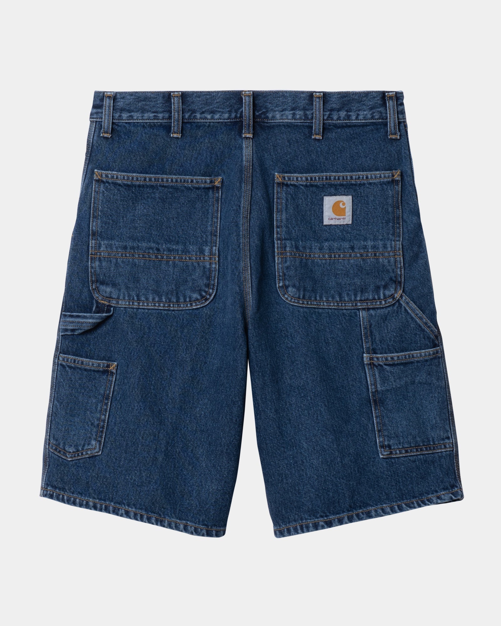 Single Knee Short Denim Jeans | Blue Stone Washed | Casual Wear for Men & Women | Perfect for Summer Outings & Beach Trips