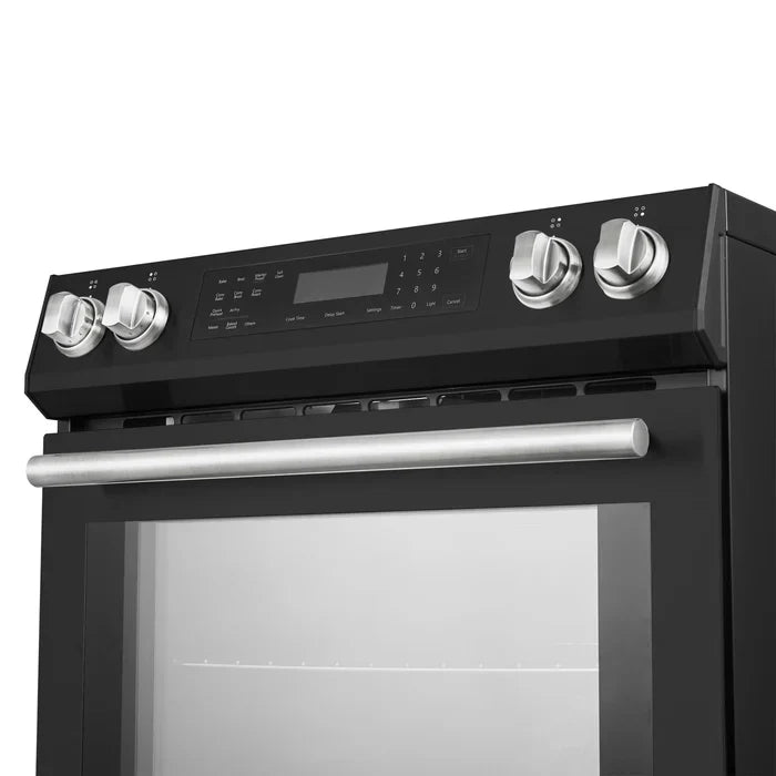 Forno Espresso Donatello 30 Inch Slide-In Induction Range with 5 Burners - FFSIN0905 | Energy Efficient Electric Stove for Modern Kitchens | Perfect for Baking, Cooking & Entertaining