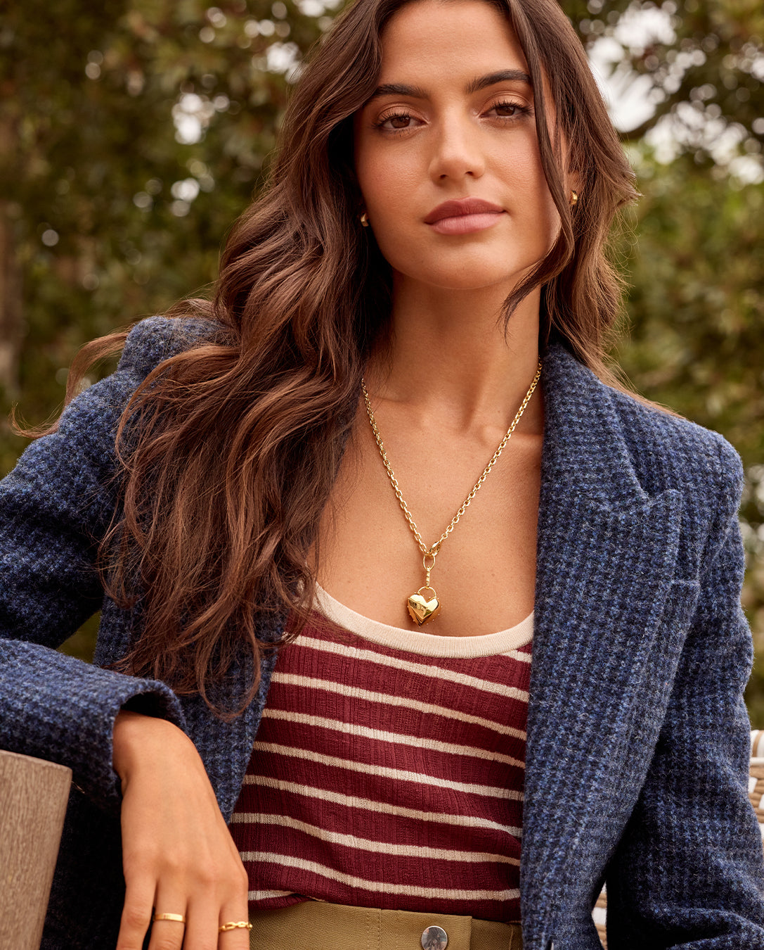 Asher Heart Necklace - Sterling Silver Pendant with 18K Gold Plating, Dainty & Elegant Jewelry for Women - Perfect for Valentine's Day, Anniversary & Everyday Wear