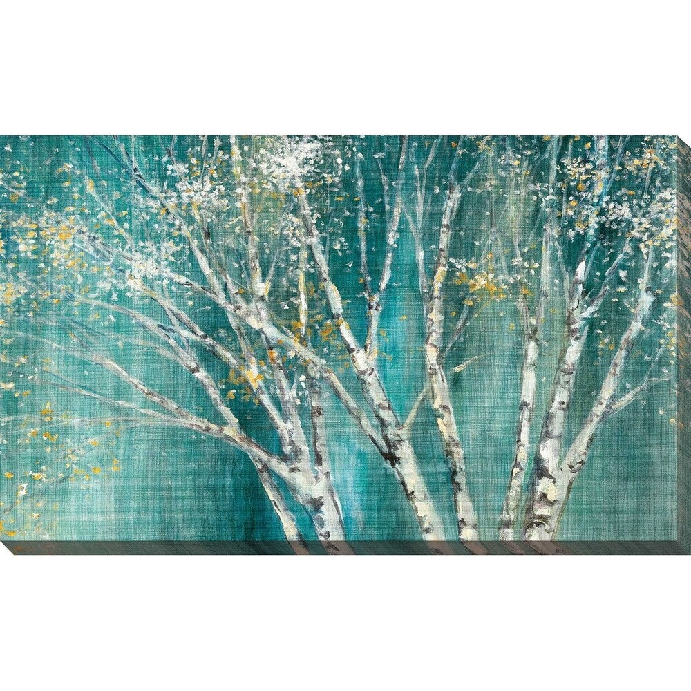 Blue Birch Horizontal by Julia Purinton - Premium Canvas Wall Art Print for Living Room, Bedroom & Office Decor