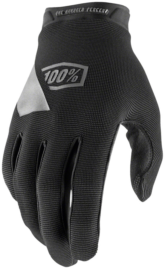 Ridecamp 100% Full Finger Motorcycle Gloves for Men & Women - Black, Large Size - Perfect for Riding, Racing & Outdoor Adventures