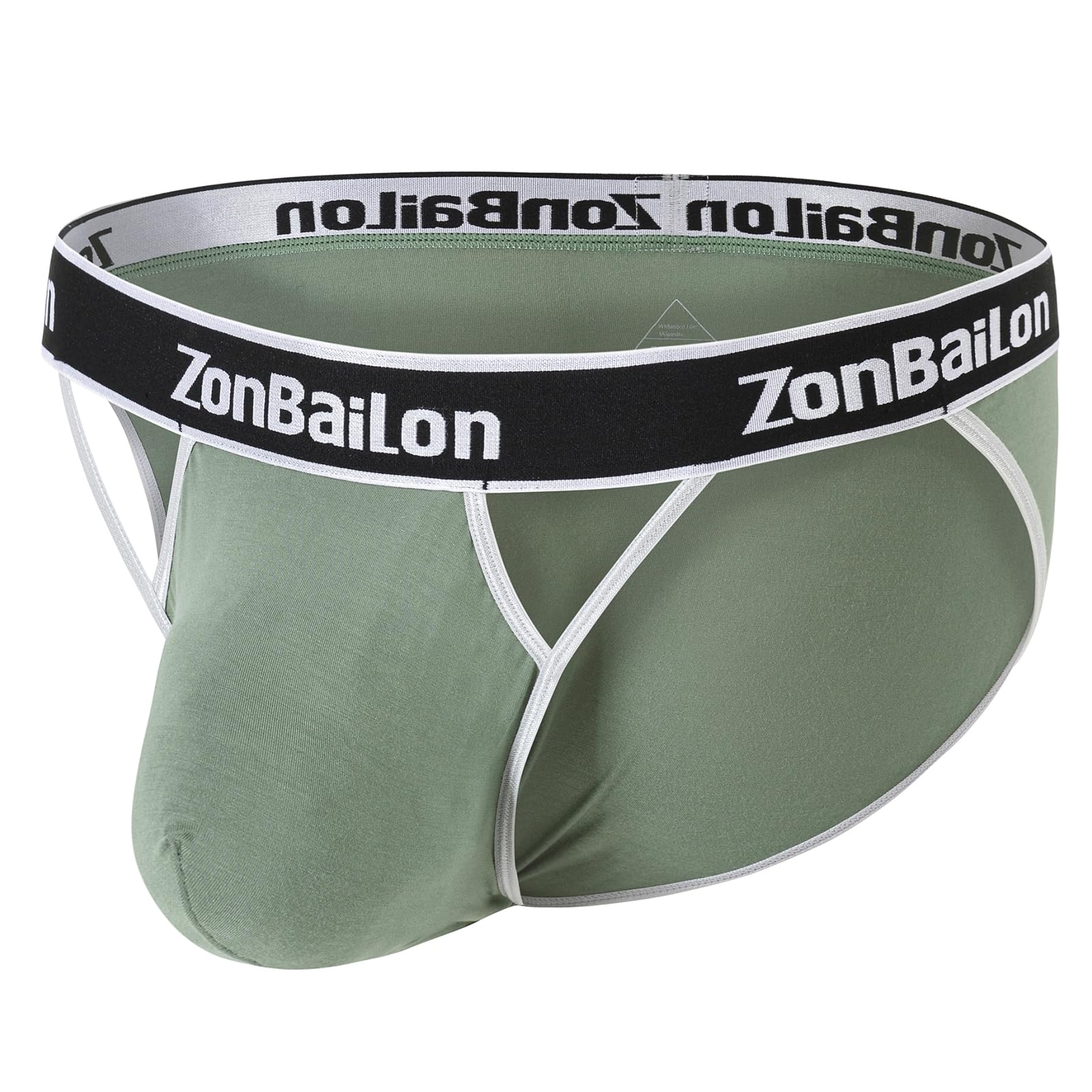 **Men's Bamboo Viscose Underwear - Moisture Wicking, Breathable Briefs with Support Pouch - Comfortable for Workout, Travel & Daily Wear**
