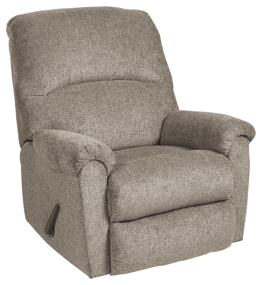 Ballinasloe Rocker Recliner Chair - Comfortable Swivel Glider Reclining Chair with Padded Seat & Backrest - Perfect for Living Room, Nursery, or Bedroom Relaxation